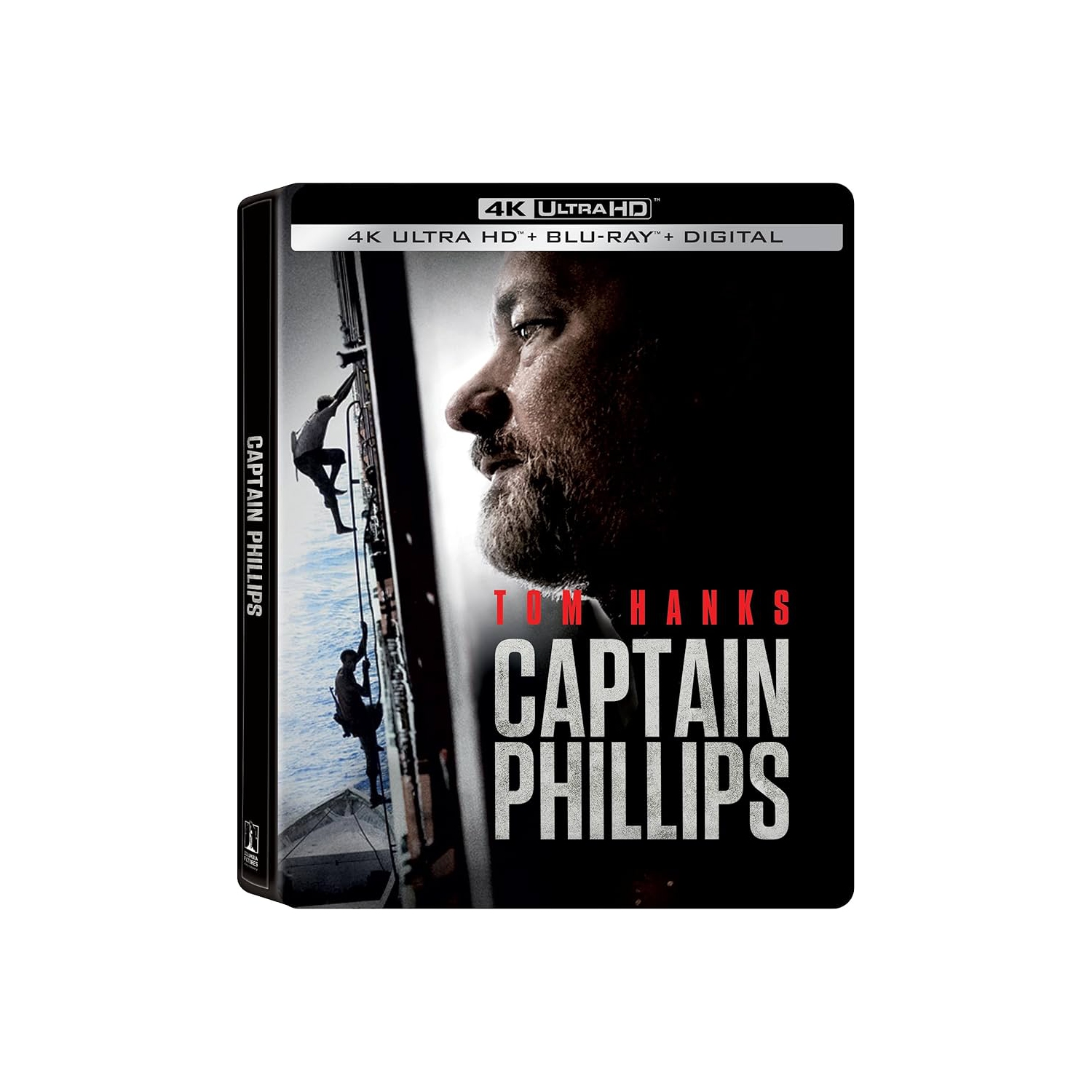 Captain Phillips [SteelBook] [4K Ultra HD + Blu-ray + Digital]
