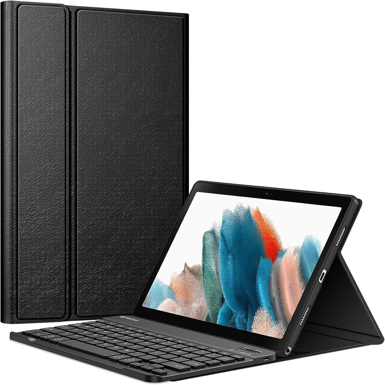 Samsung Galaxy Tab A9 Plus / A9+ 11 Inch 2023 Keyboard Case | Slim Lightweight Stand Cover with Detachable Wireless Bluetooth Keyboard - SM-X210/X216/X218, Black