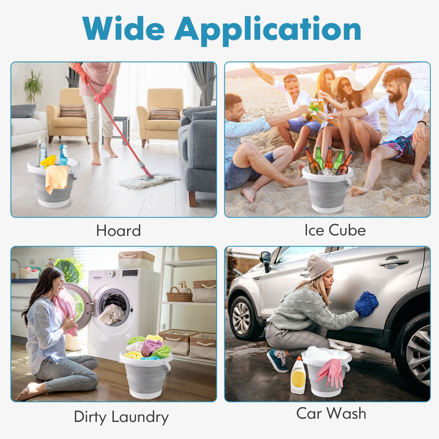 Table pliante en plastique avec jupe assortie, glacière de 4 pi de Costway pour la fête