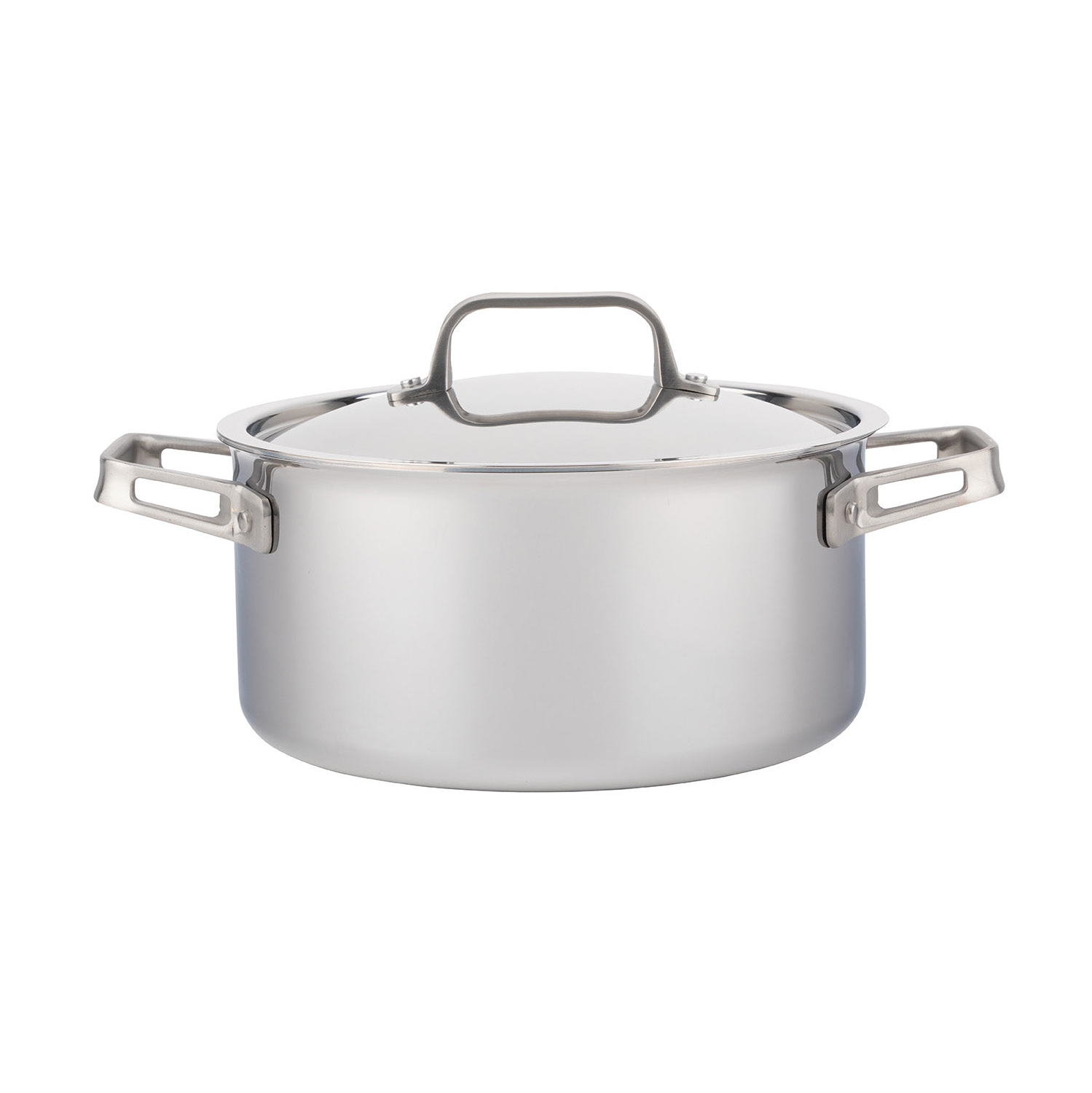 5,1&nbsp;L – faitout en acier inoxydable avec couvercle en aluminium 5 épaisseurs ProClad de Meyer, fabriqué au Canada