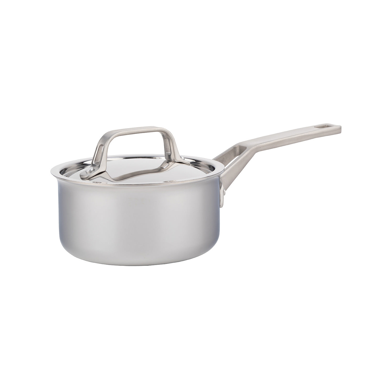 1.6L Meyer ProClad 5-Ply Aluminum Core Stainless Steel Saucepan with Cover, Made in Canada