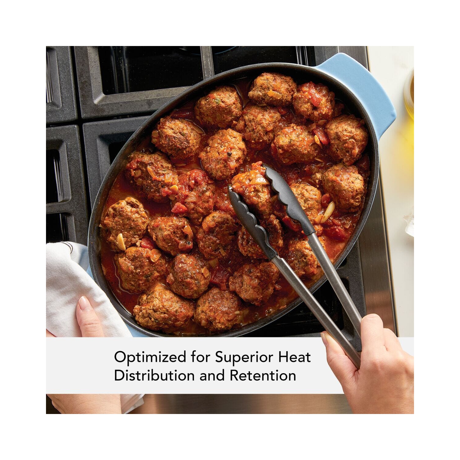 KitchenAid 2.5-Quart Enameled Cast Iron Au Gratin Roasting Pan - Blue Velvet