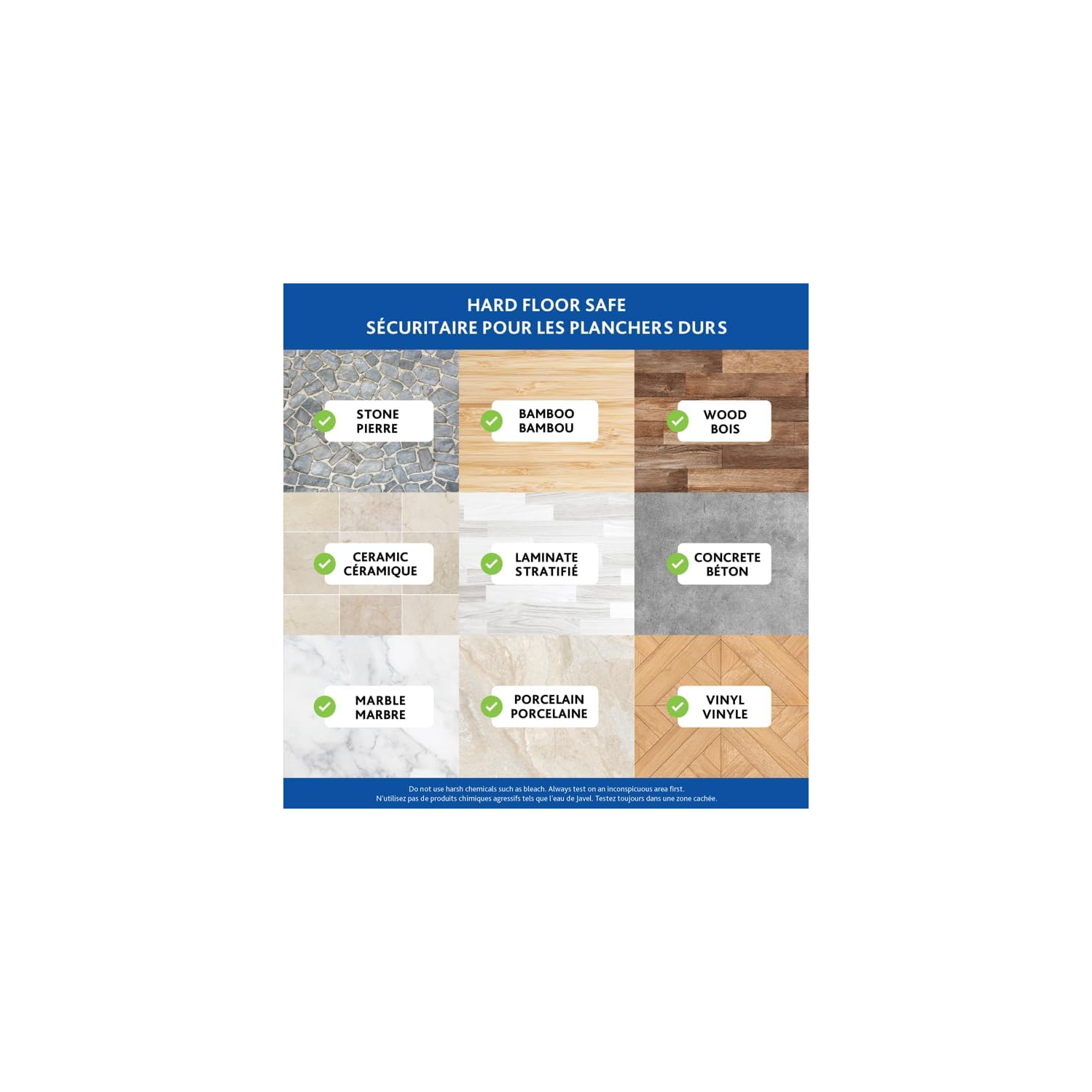 Tête de vadrouille Super Mop 100 % microfibre | éliminez les bactéries avec de l'eau seulement | recharge réutilisable et lavable à la machine