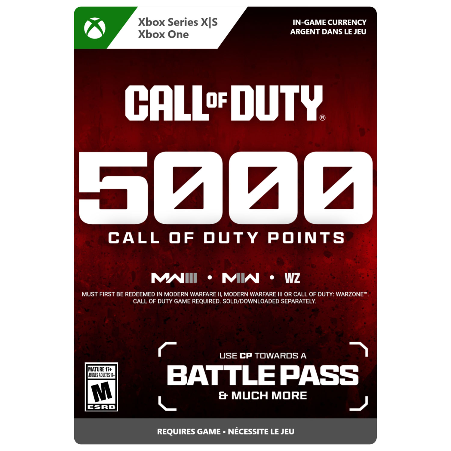 Call of Duty - 5000 Call of Duty Points (Xbox Series X|S / Xbox One) - Digital Download