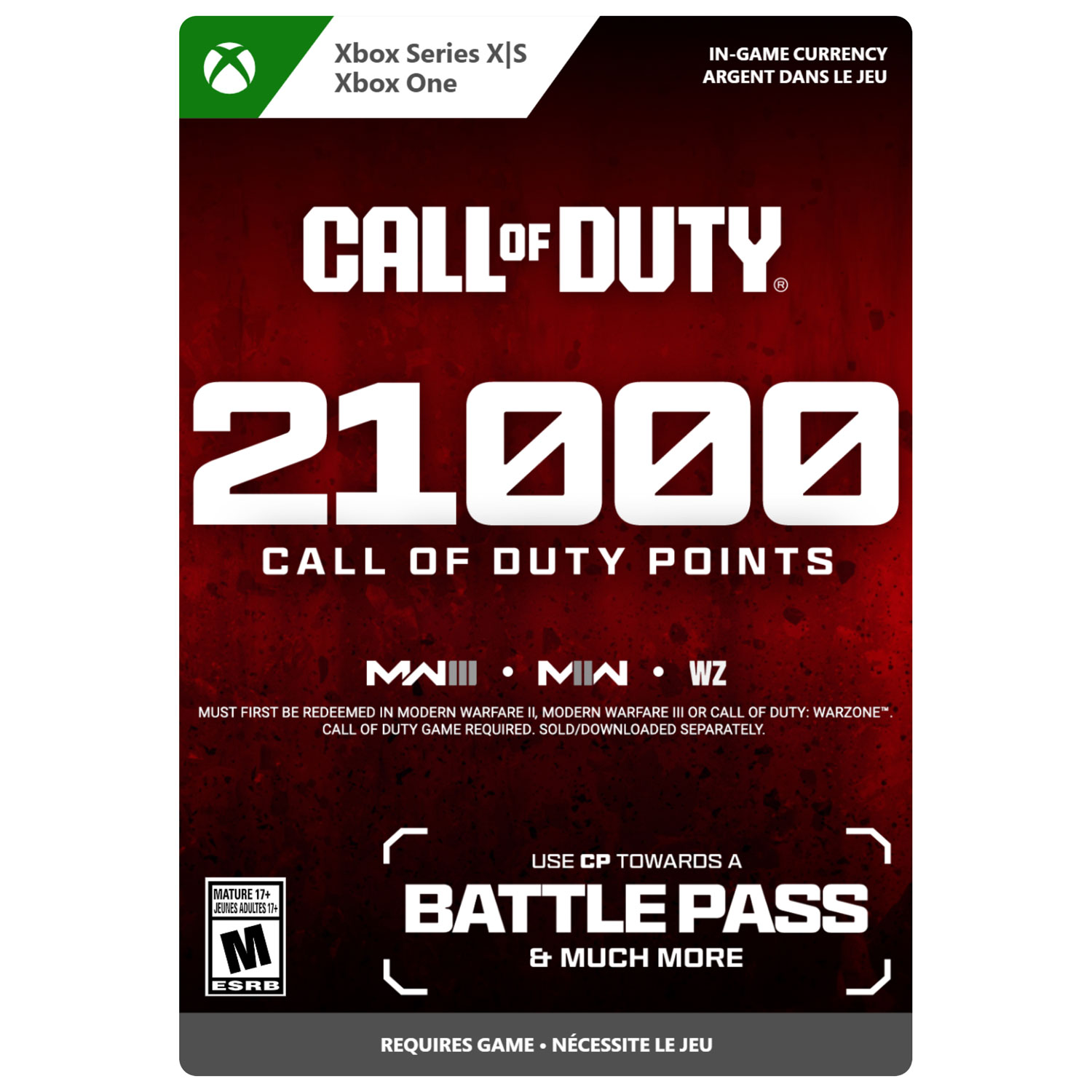 Call of Duty - 21000 Call of Duty Points (Xbox Series X|S / Xbox One) - Digital Download