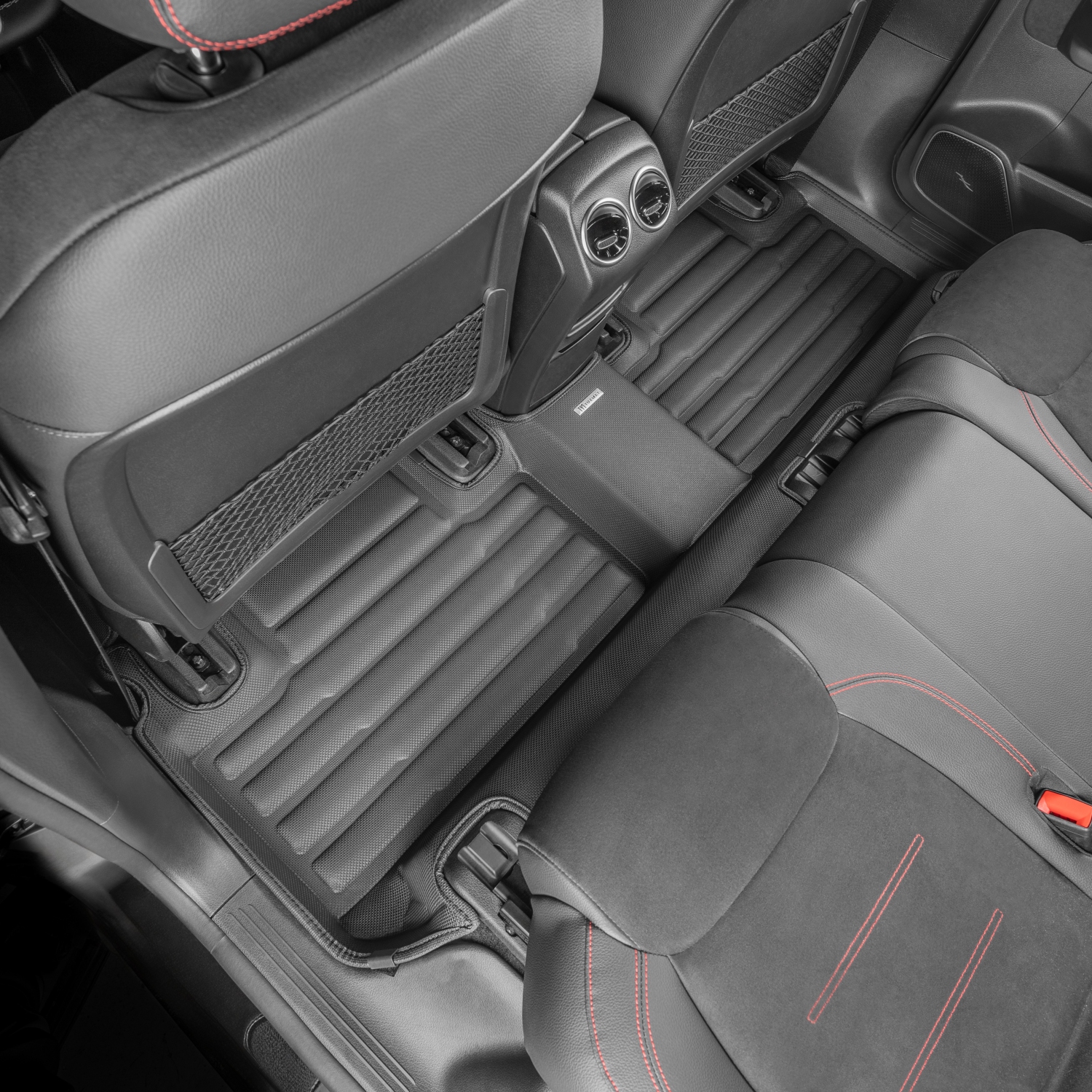 TuxMat - For Mercedes-Benz EQB 7-Seater 2022-2025 Models - Custom Car Mats - Maximum Coverage, All Weather, Laser Measured - This Full Set Includes