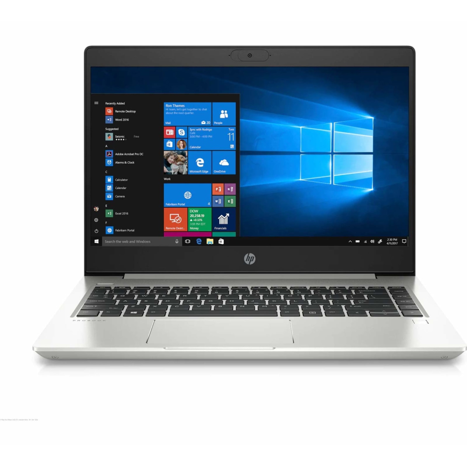 Refurbished (Excellent) HP ProBook 440 G7 Laptop | 14" 1366x768 HD | Core i5 - 10210U - 500GB HDD Hard Drive - 4GB RAM | 4 cores @ 4.2 GHz Win 10 Pro Silver