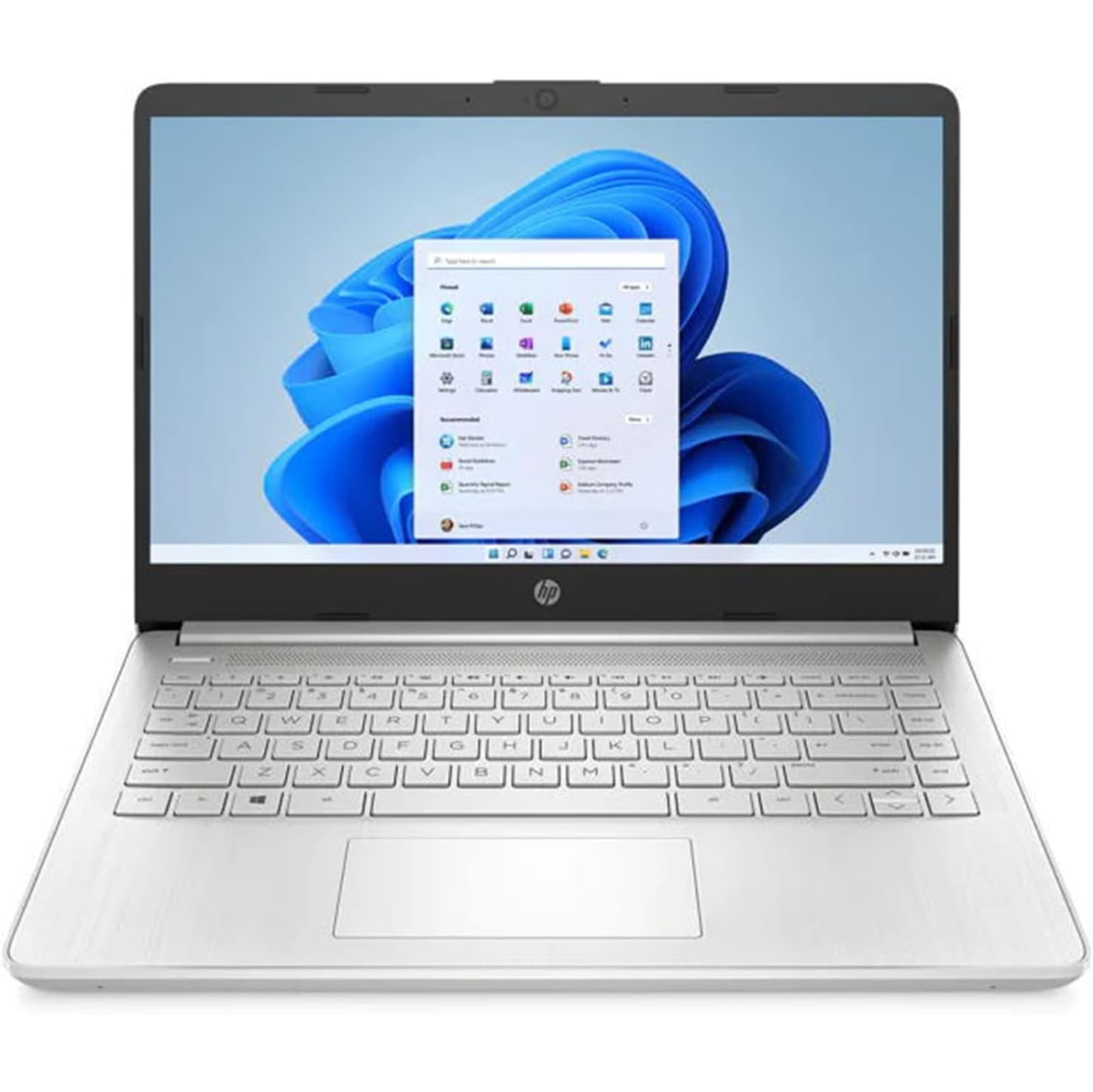 Refurbished (Excellent) HP HP 14-FQ000 Laptop | 14" 1366x768 HD | Athlon - 3050U - 64GB SSD Hard Drive - 4GB RAM | 2 cores @ 3.2 GHz Win 10 Home Silver