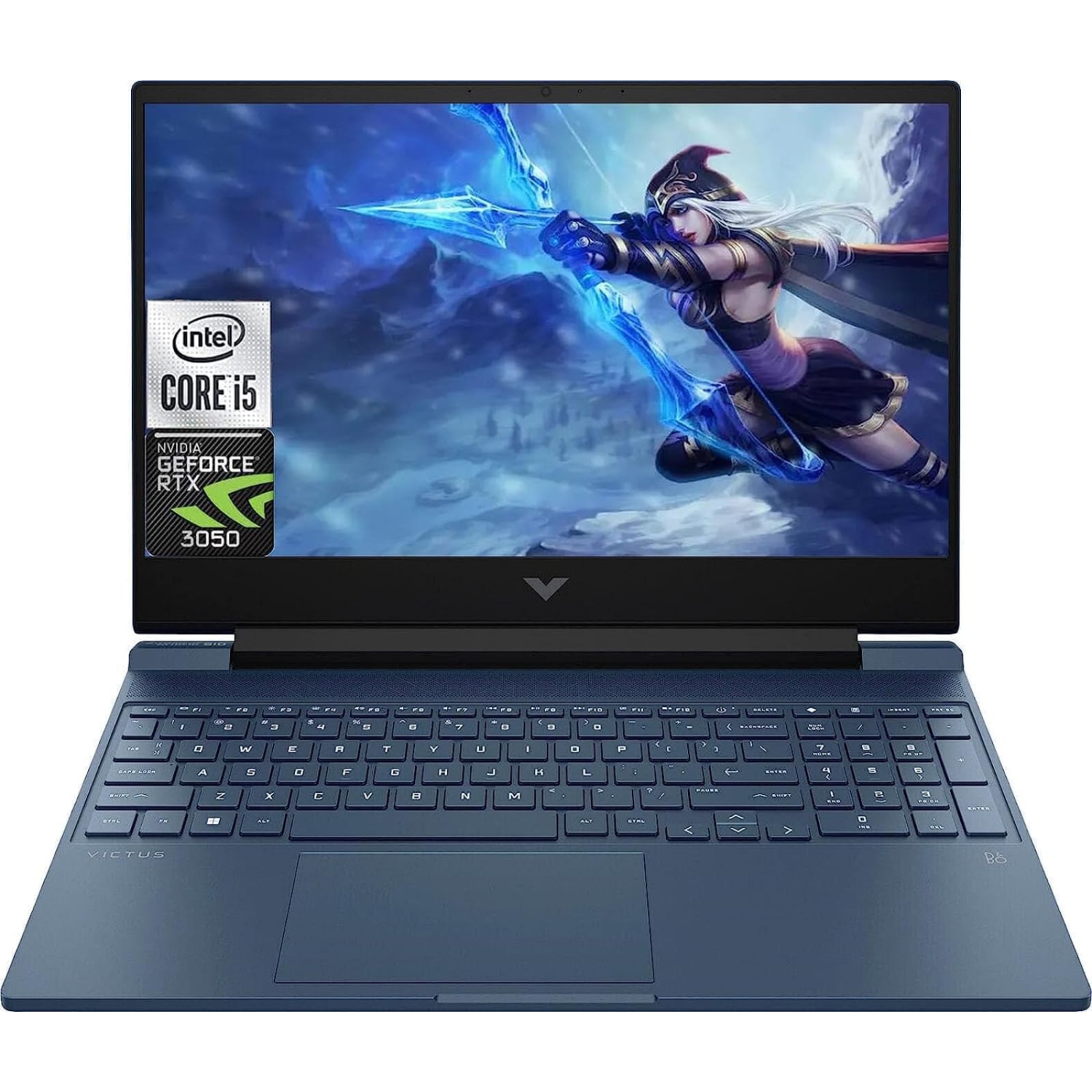 Refurbished (Excellent) HP Victus 15 Intel 2023 Laptop | 15.6" 1920x1080 FHD | Core i5 - 13420H - 512GB SSD Hard Drive - 8GB RAM - Nvidia GeForce RTX 2050 | 8 cores @ 4.6 GHz -