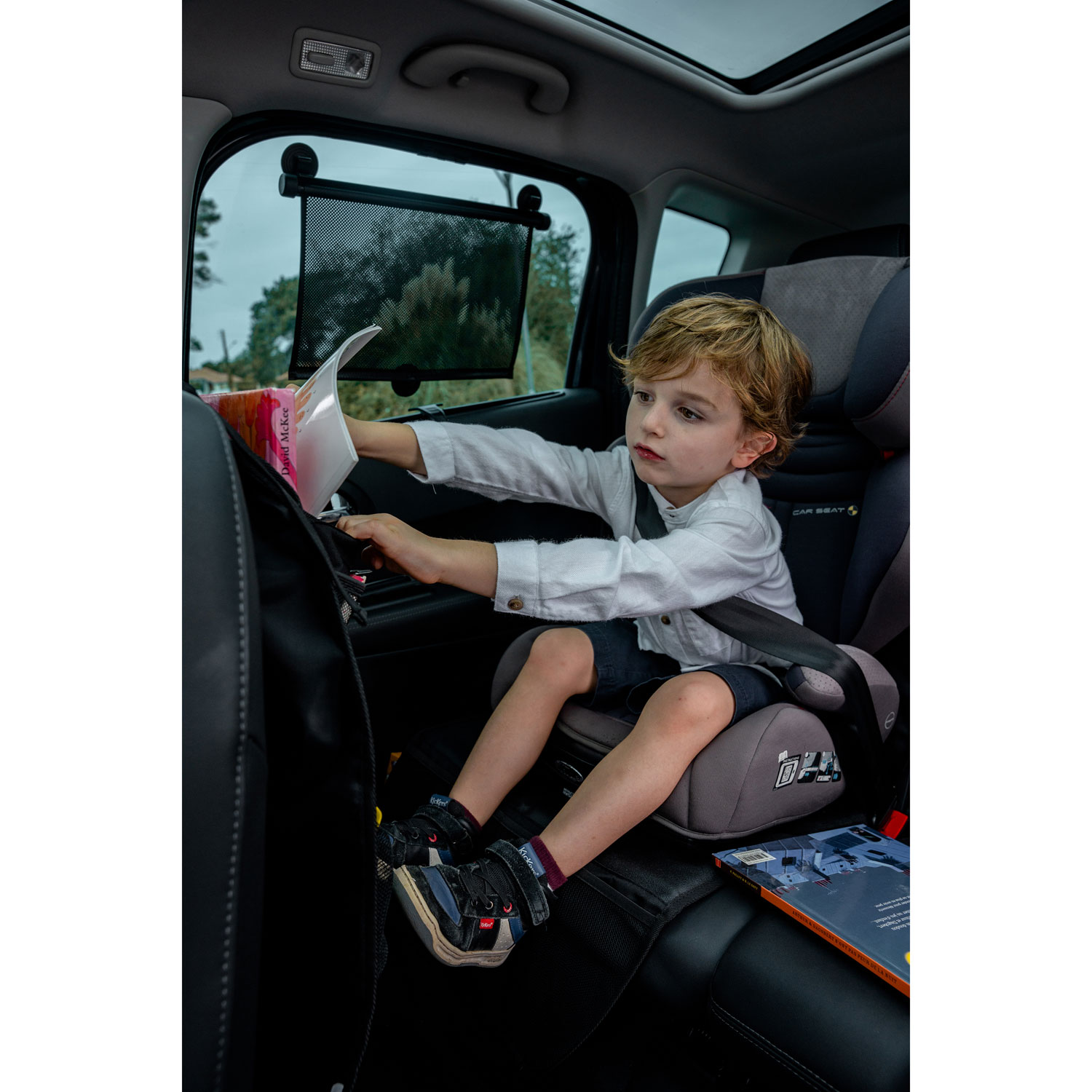 Pare-soleil de voiture Sun Rollers d'Ezi - Noir