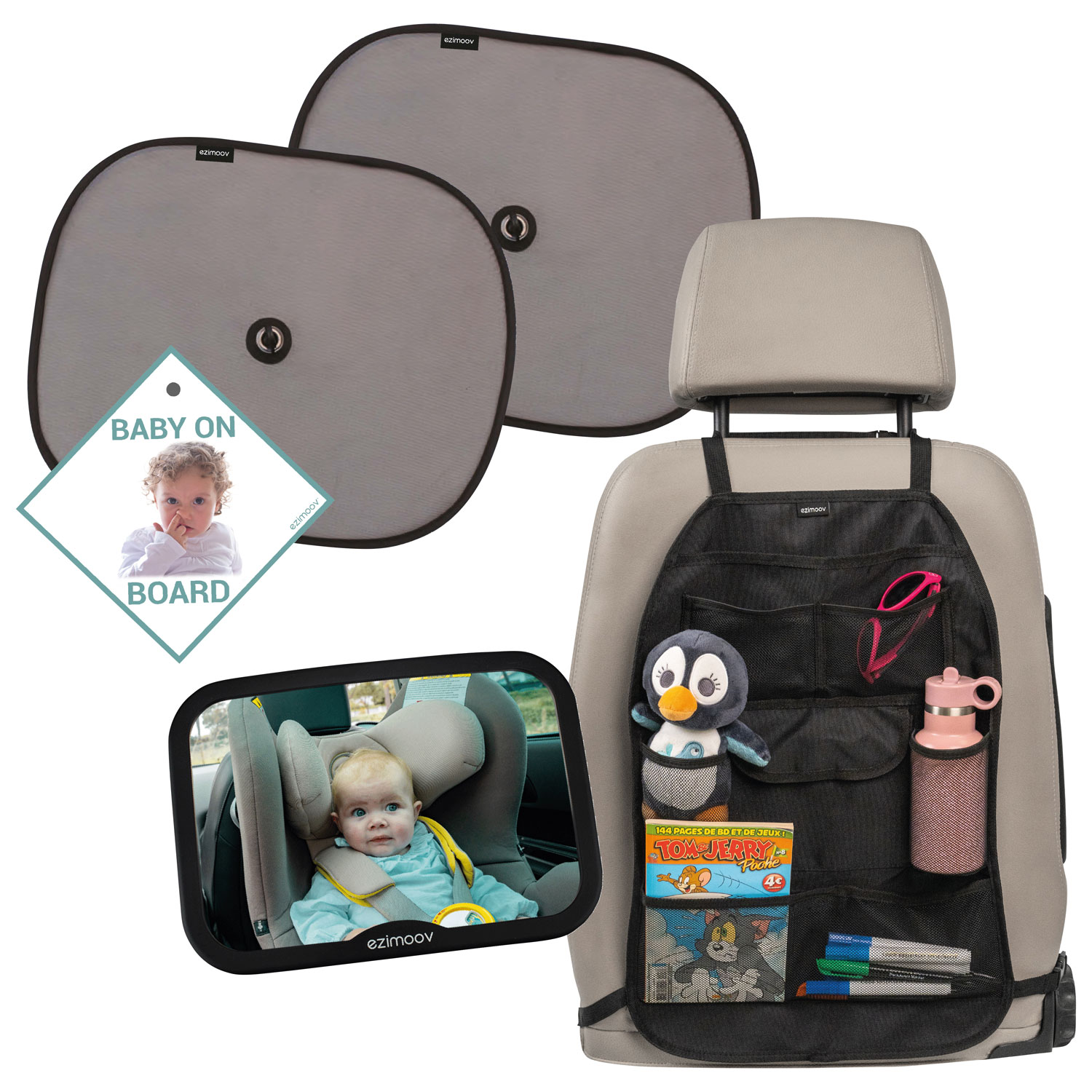 EZI Travel Pack for Car - Black