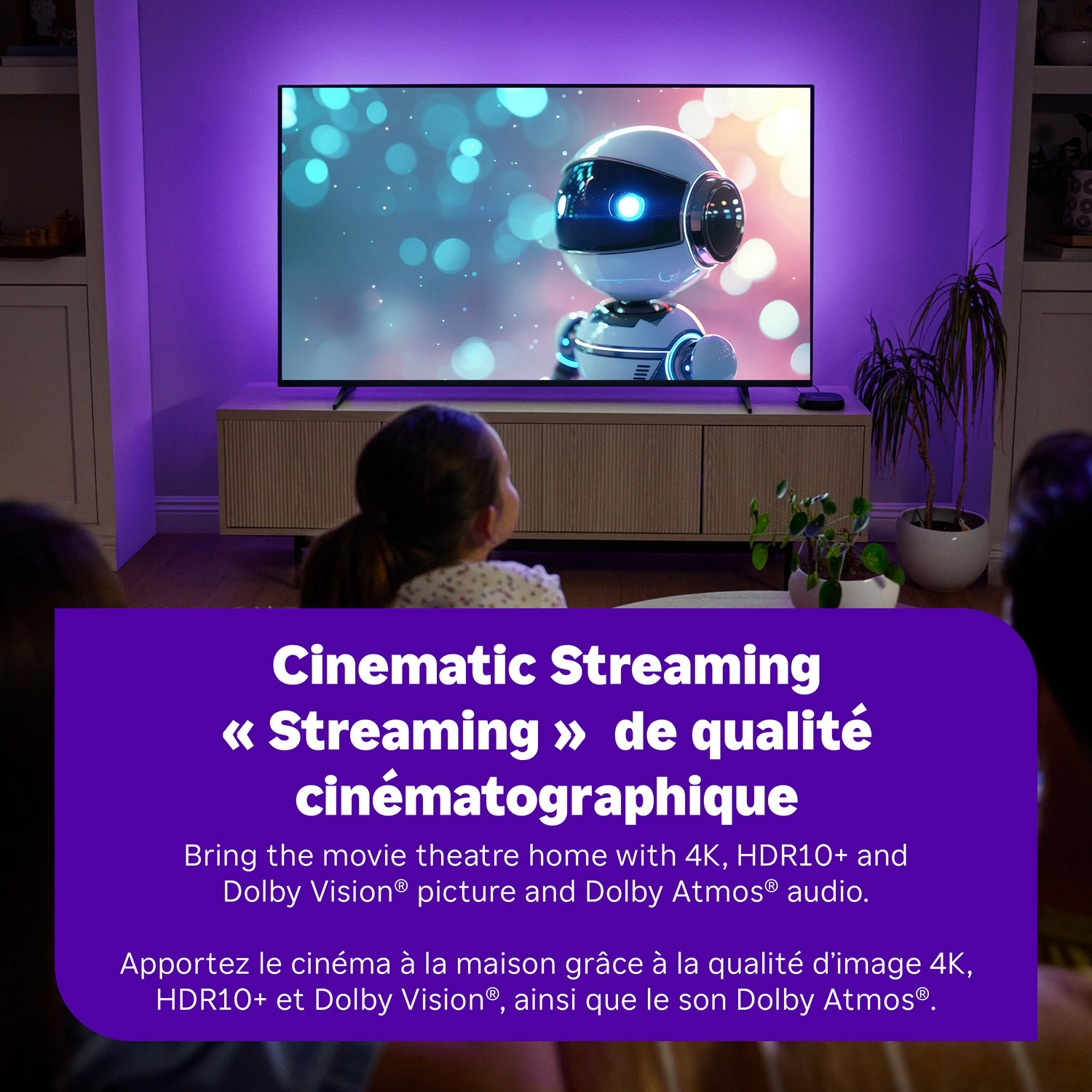 Lecteur multimédia HDR 4K Ultra 2024 de Roku avec télécommande vocale Pro