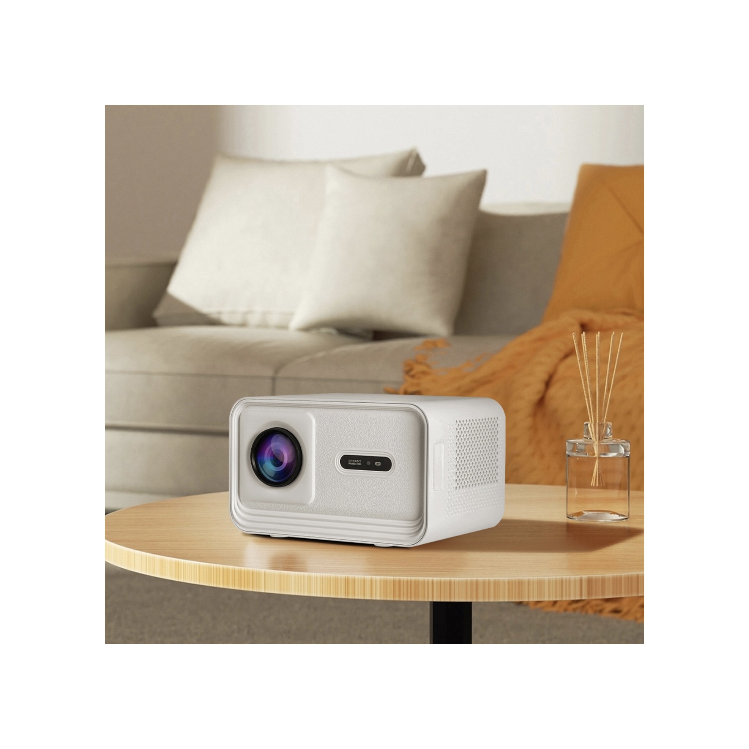 Projecteur de cinéma maison intelligent TUTT S24 Ultra, mise au point automatique Keystone et applications 4K | Android TV Wi-Fi et Bluetooth,
