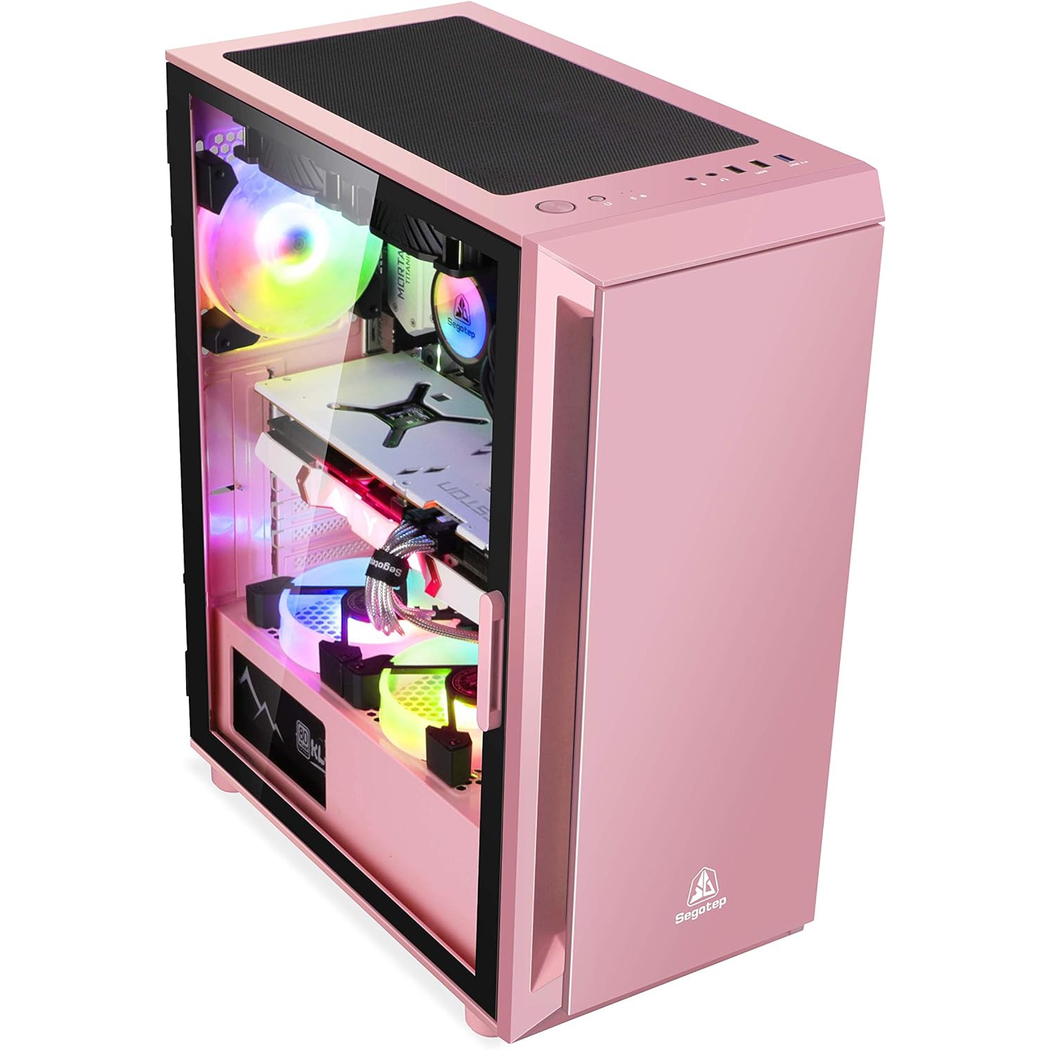 Uniway ABGAMING PC (AMD Ryzen7 5800X Liquid Cooled/1TB SSD/32GB RAM/GeForce RTX 5070 VR Ready/Win 11 Pro)- En