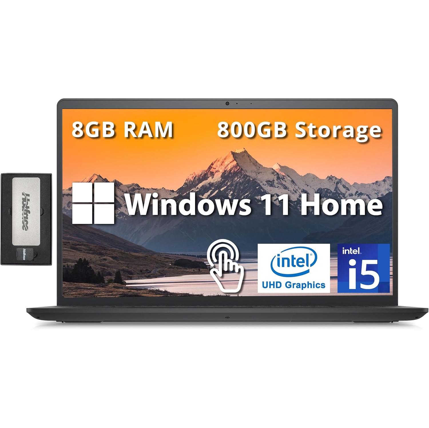 thumbnail image 2 of Dell Inspiron 15 3520 Laptop – 15.6" FHD Touch, Intel I5-1235U, 8GB RAM, 512GB SSD, Win11 2 of 4