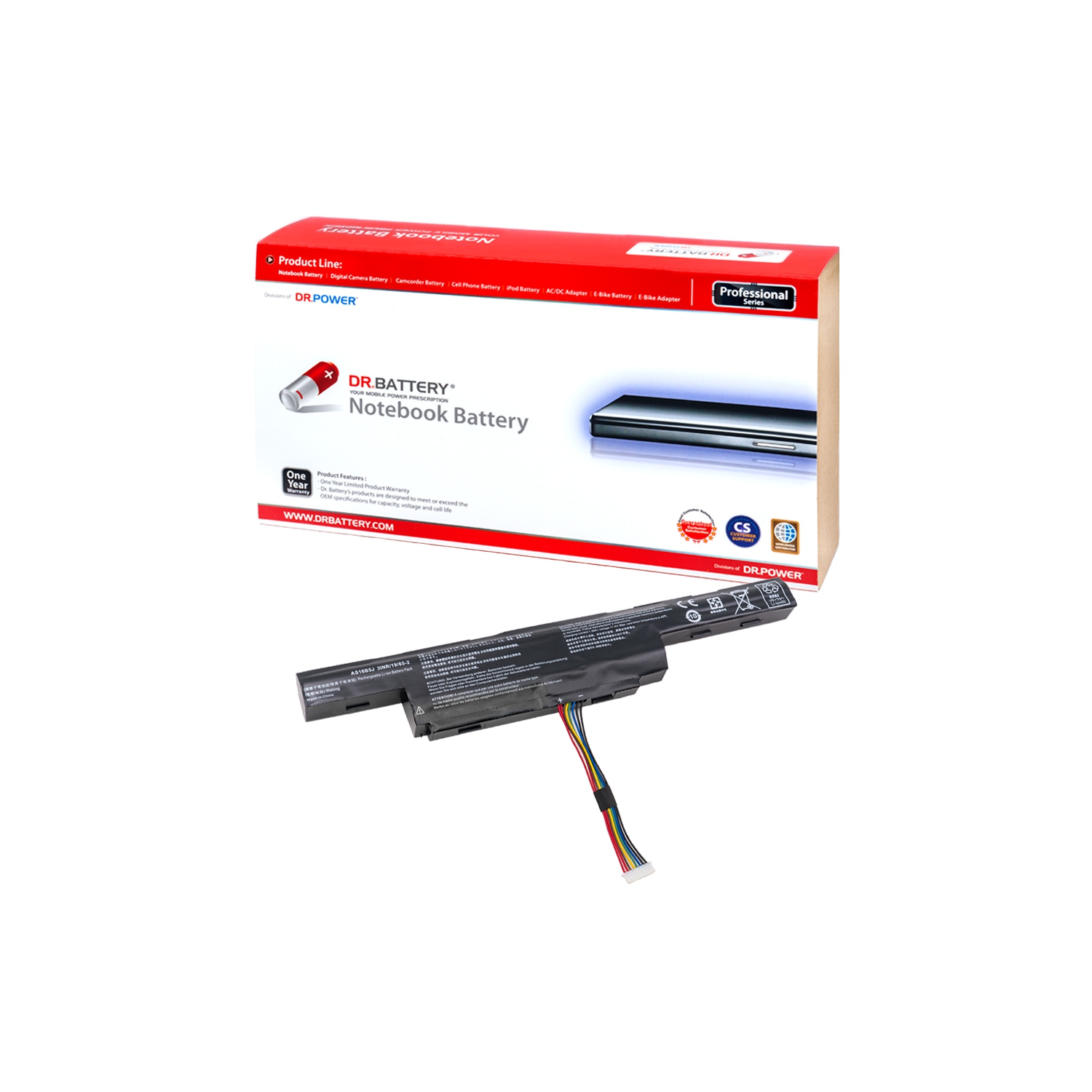 DR. BATTERIE AS16B5&nbsp;J AS16B8&nbsp;J batterie pour Acer Aspire E15 E5-575G Aspire F15 F5-573G **expédition gratuite