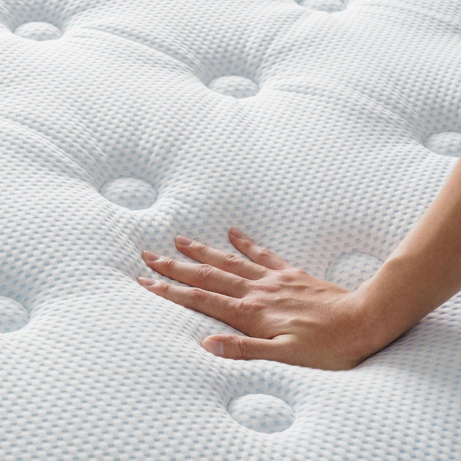 Zinus King Mattress - 10 Inch Green Tea Cooling Gel Memory Foam Hybrid Mattress, Pocket Coil Springs for Motion Isolation, CertiPUR-US Certified