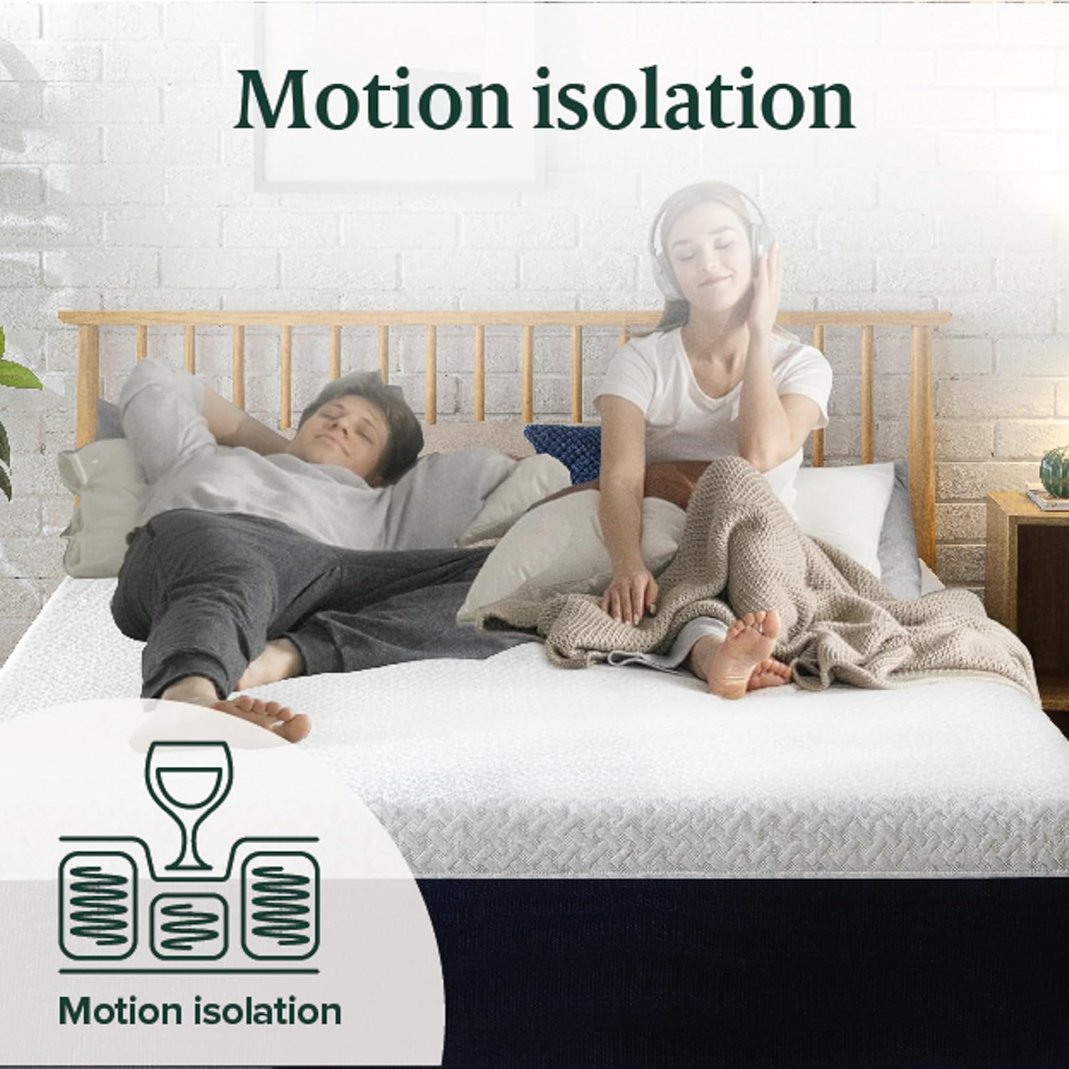 Zinus Full Mattress - 12 Inch Green Tea Cooling Gel Memory Foam Hybrid Mattress, Pocket Coil Springs for Motion Isolation, CertiPUR-US Certified