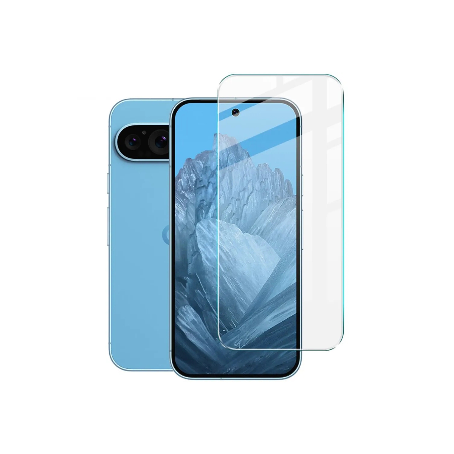 [2 Packs] Protecteur d'écran en verre trempé Premium de CS pour Pixel 9/9 Pro/Pixel 10/10 Pro de Google, étui et sans bulles