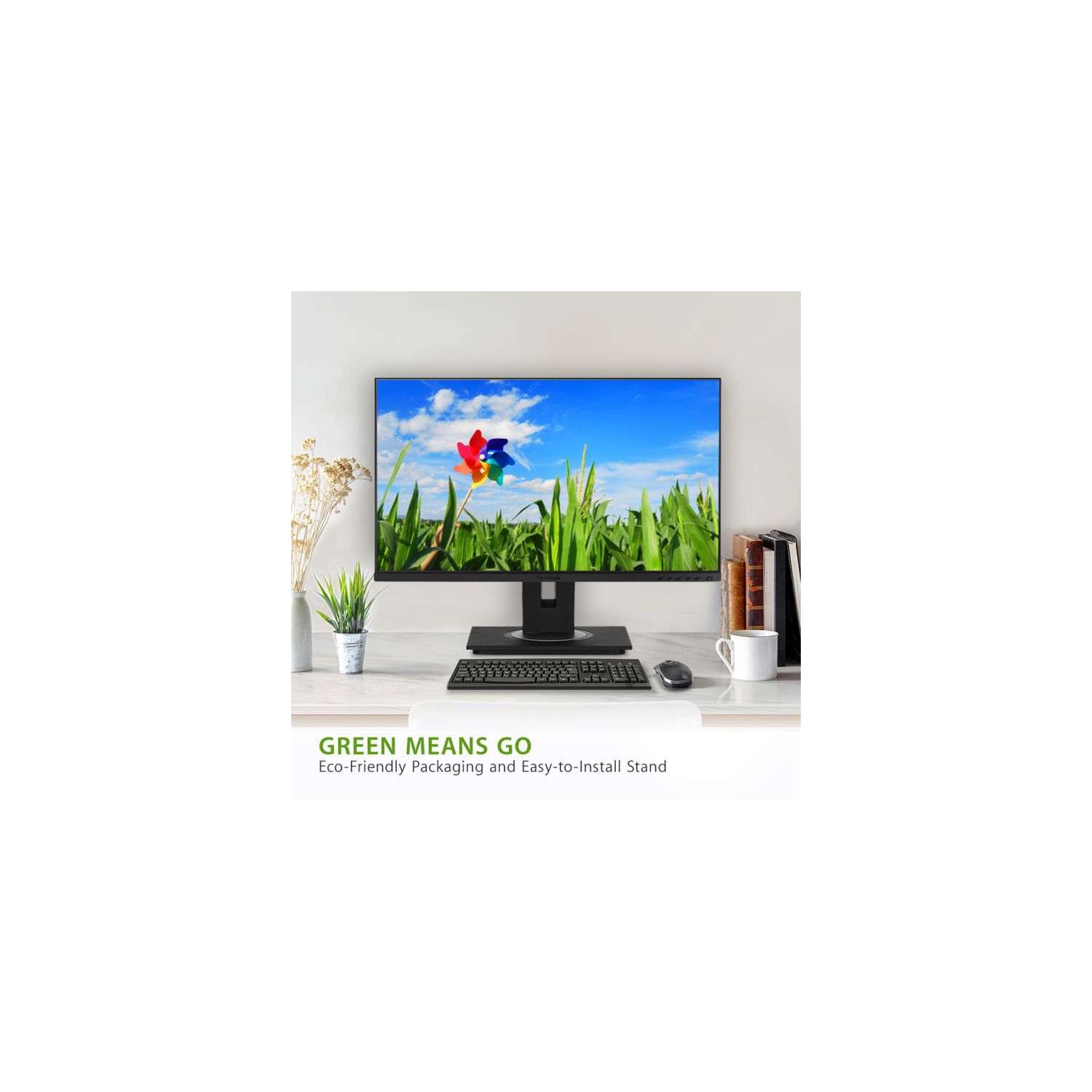 Moniteur ACL IPS 5&nbsp;ms HD intégrale ultralarge de 24 po de VIEWSONIC - Noir