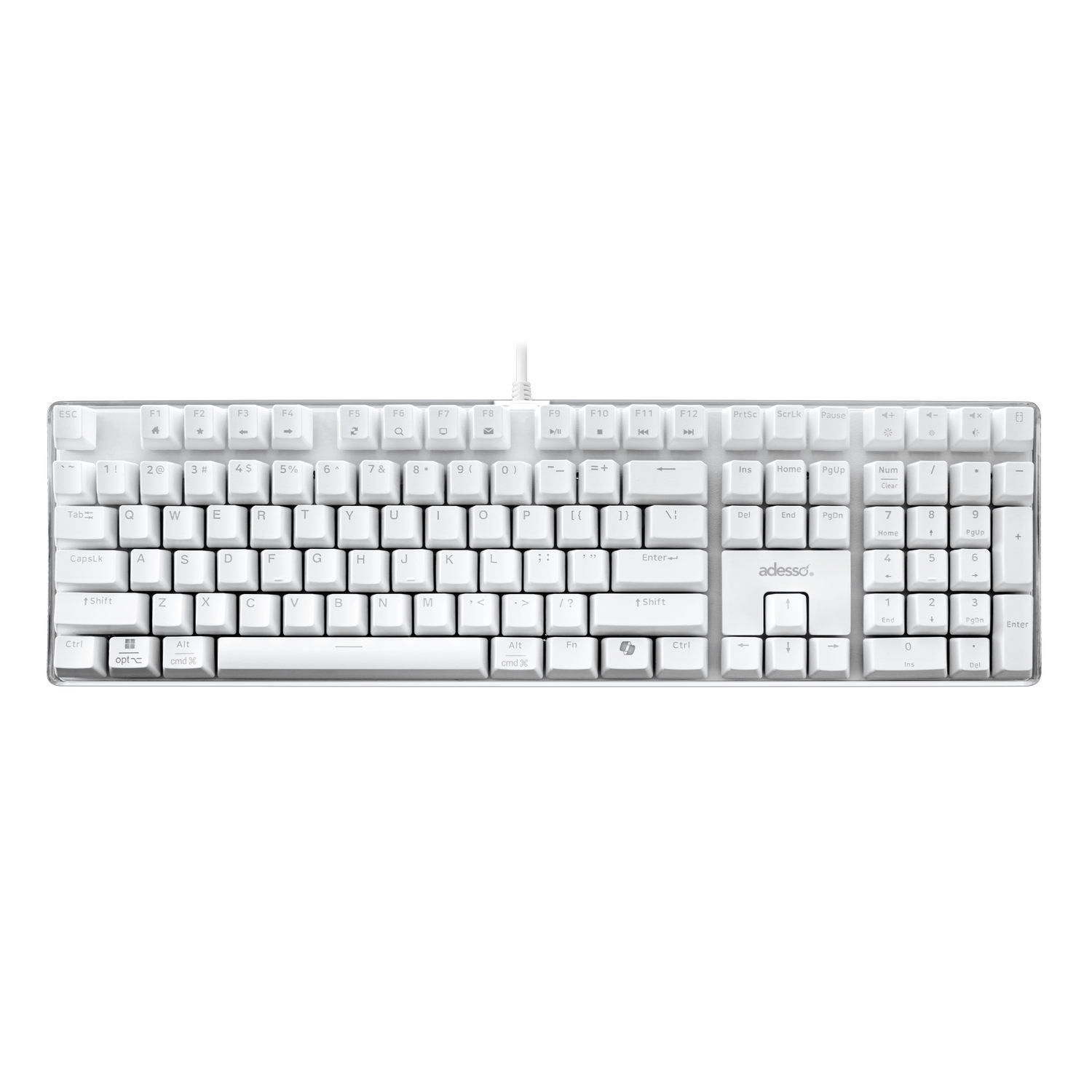 Multi OS Illuminated Desktop Mechanical Keyboard with CoPilot key