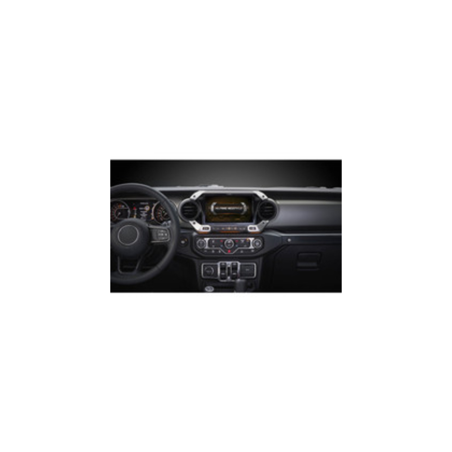 Récepteur multimédia numérique résistant aux intempéries I509-WRA-JL 9 d'Alpine avec lecture audio haute résolution pour Jeep® Wrangler JL et