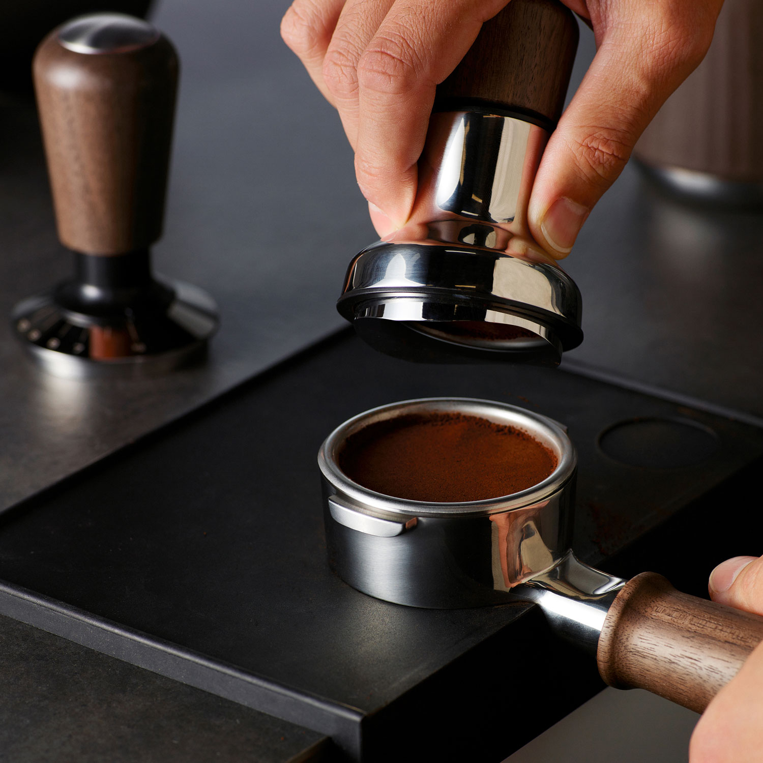 Accessoire Distribution Duo de 54 mm de Breville - Noyer