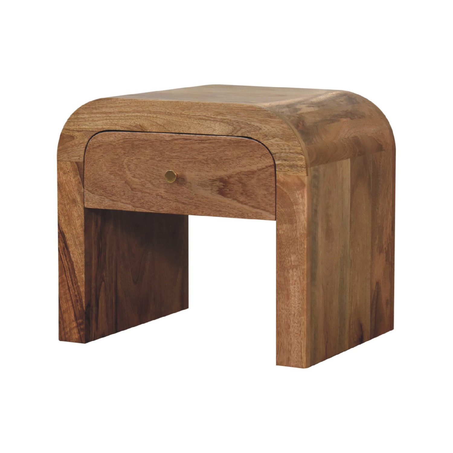 Artisan Furniture Solid Wood Darcy Nightstand In chestnut Finish