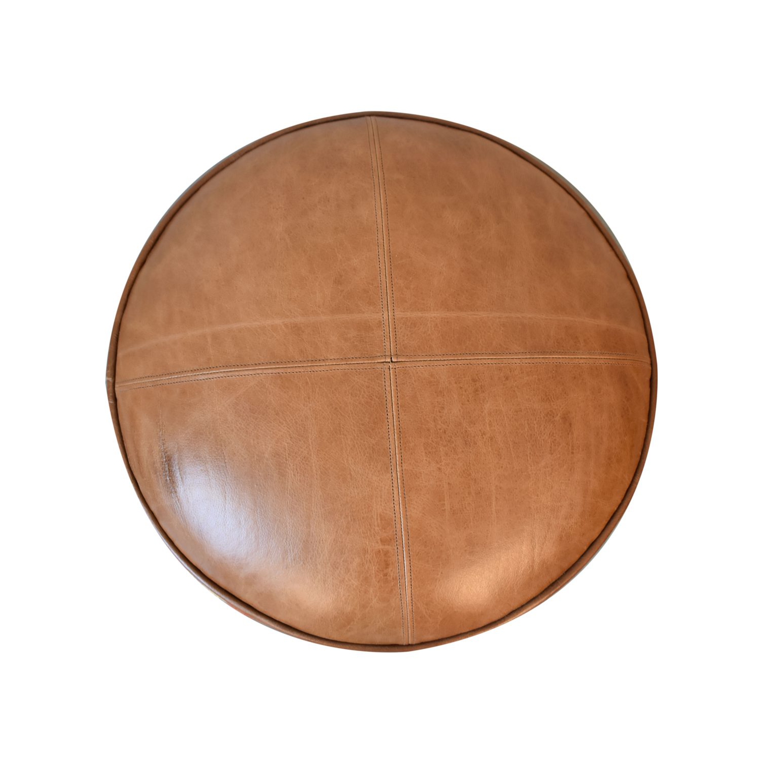 Artisan Furniture – Repose-pieds en cuir et Durrie de couleurs variées