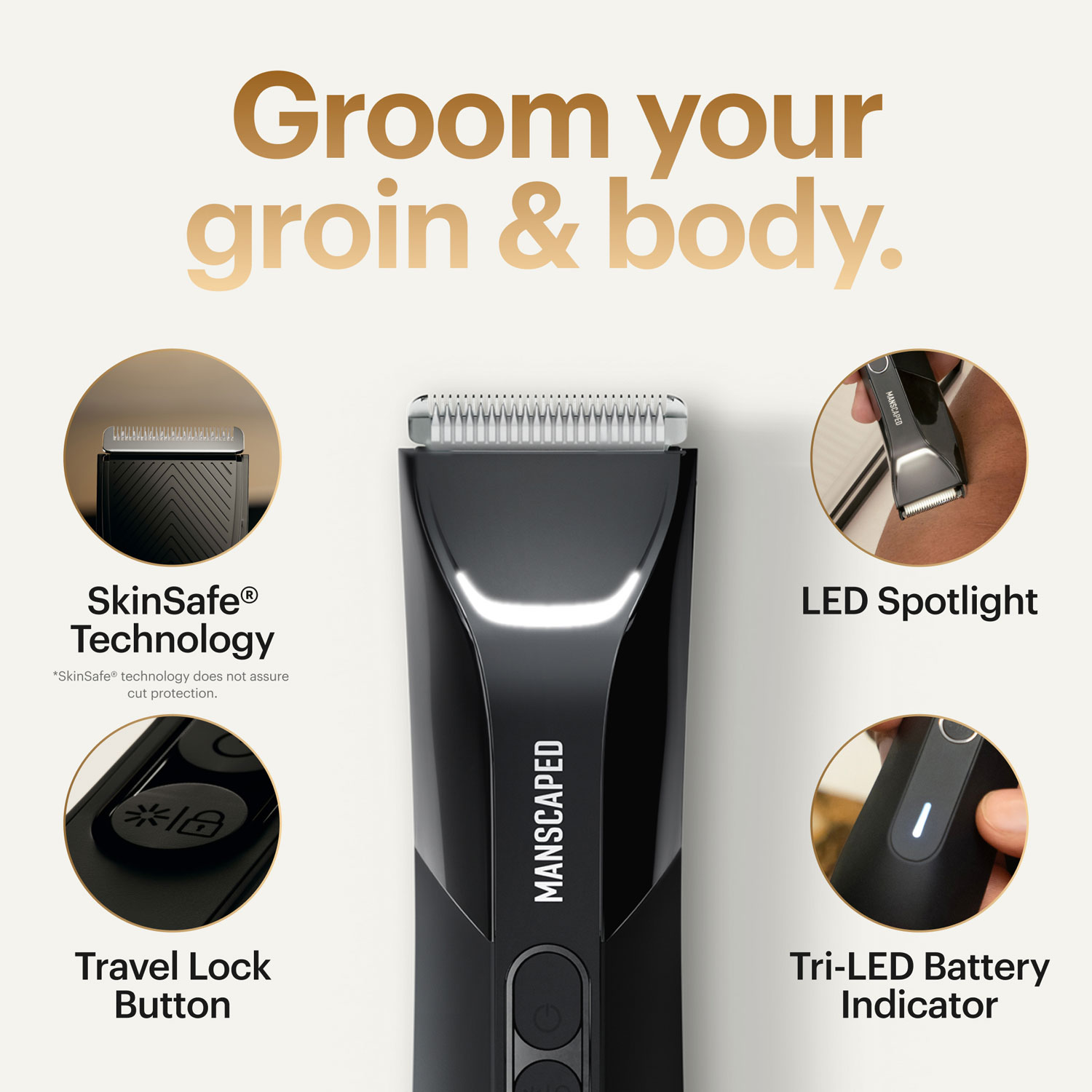 Trousse haut de gamme avec tondeuse sans fil Lawn Mower 4.0 Pro de Manscaped