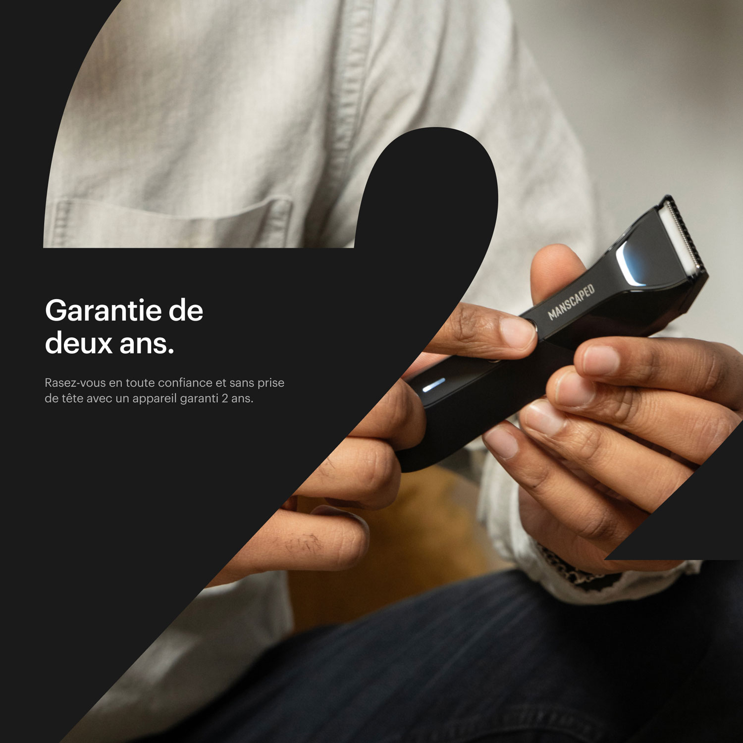 Trousse haut de gamme avec tondeuse sans fil Lawn Mower 4.0 Pro de Manscaped