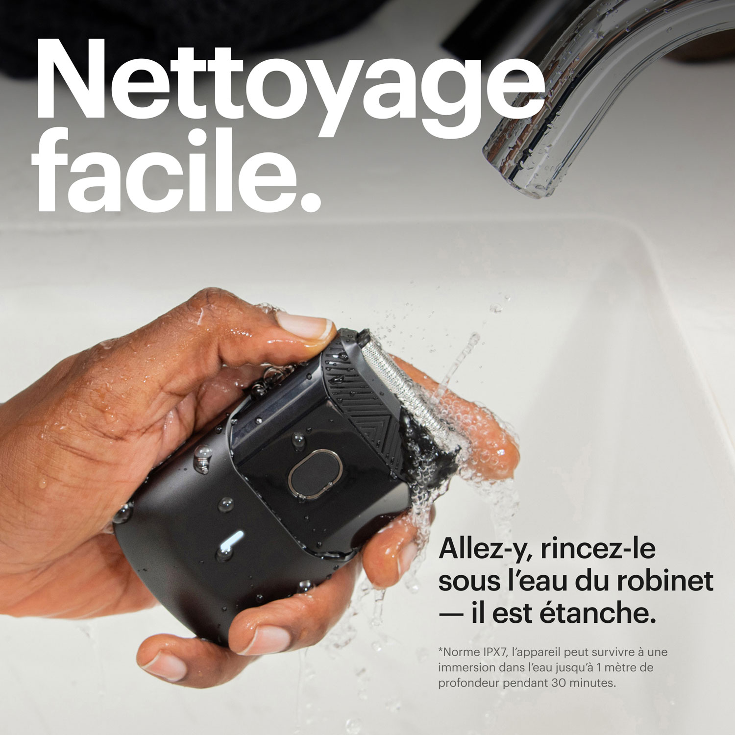 Rasoir à grille SkinSafe sans fil The Handyman de Manscaped