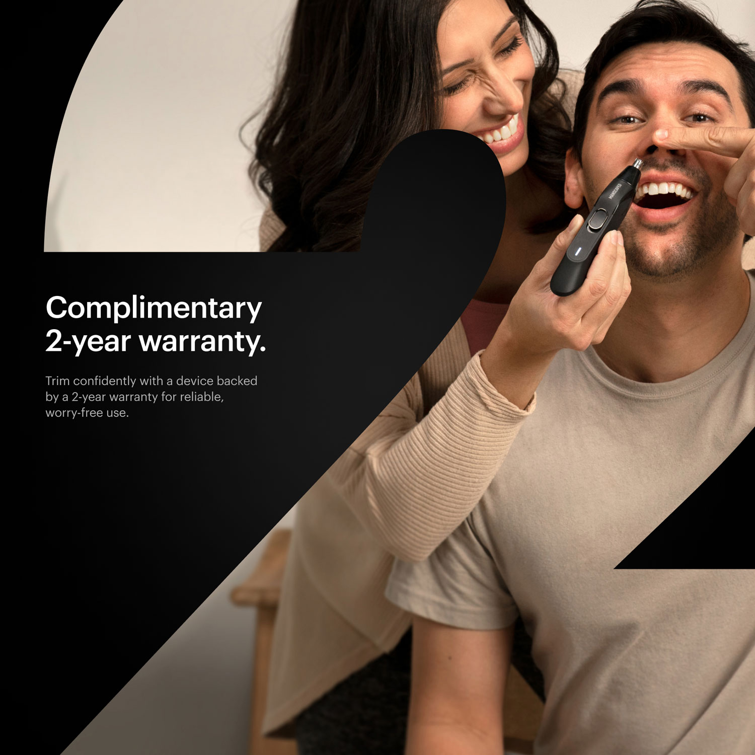 Manscaped Weed Whacker 2.0 Electric Nose & Ear Hair Trimmer