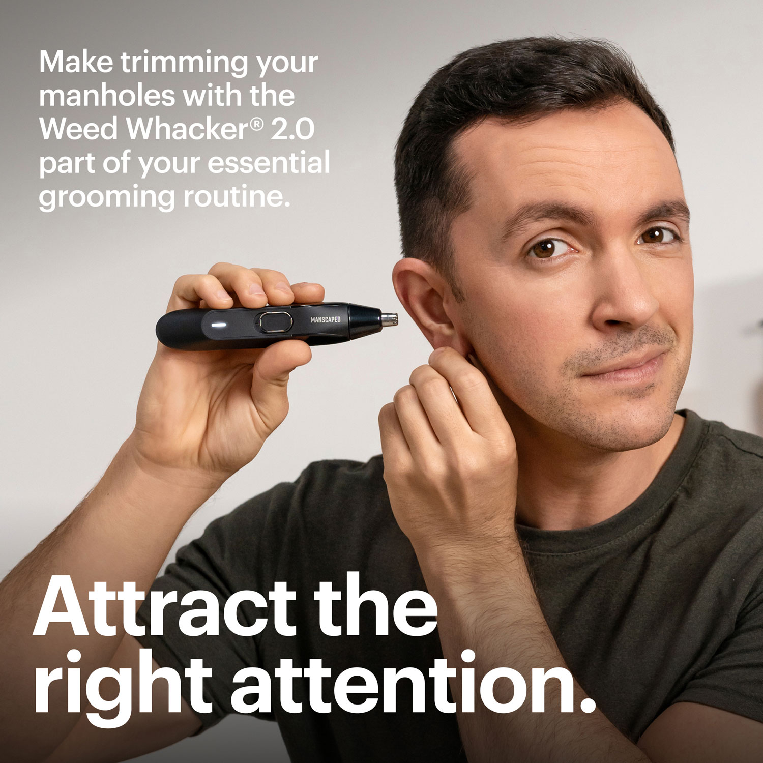 Manscaped Weed Whacker 2.0 Electric Nose & Ear Hair Trimmer