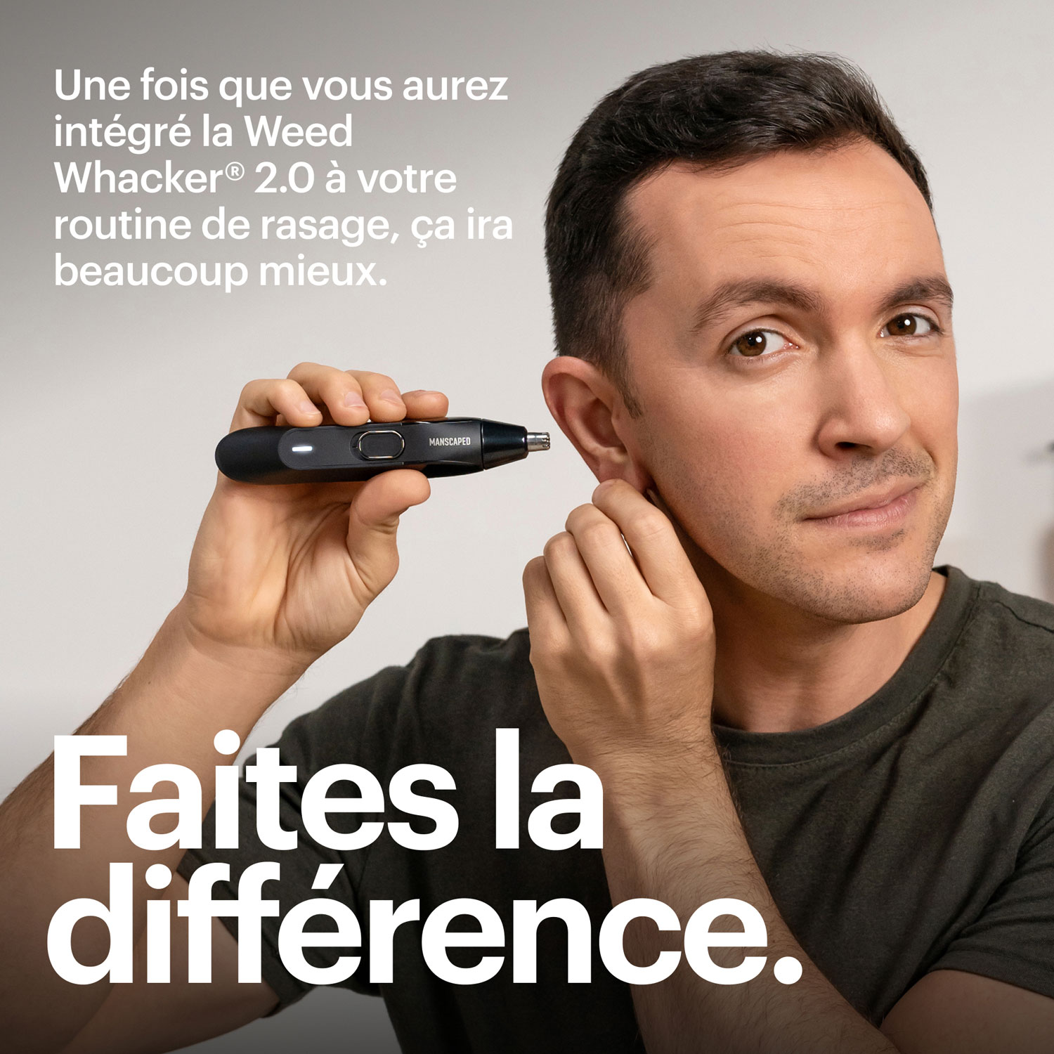 Manscaped Weed Whacker 2.0 Electric Nose & Ear Hair Trimmer