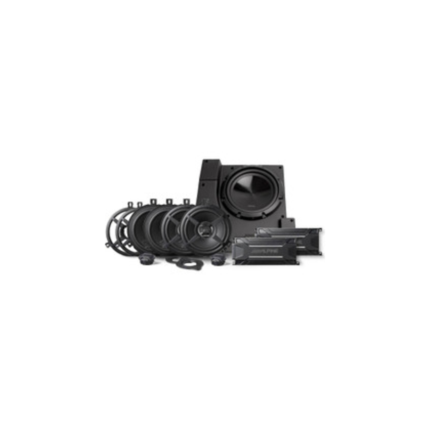 Alpine PSS-22WRA Direct-Fit Complete Speaker System for Jeep Wrangler JK Unlimited