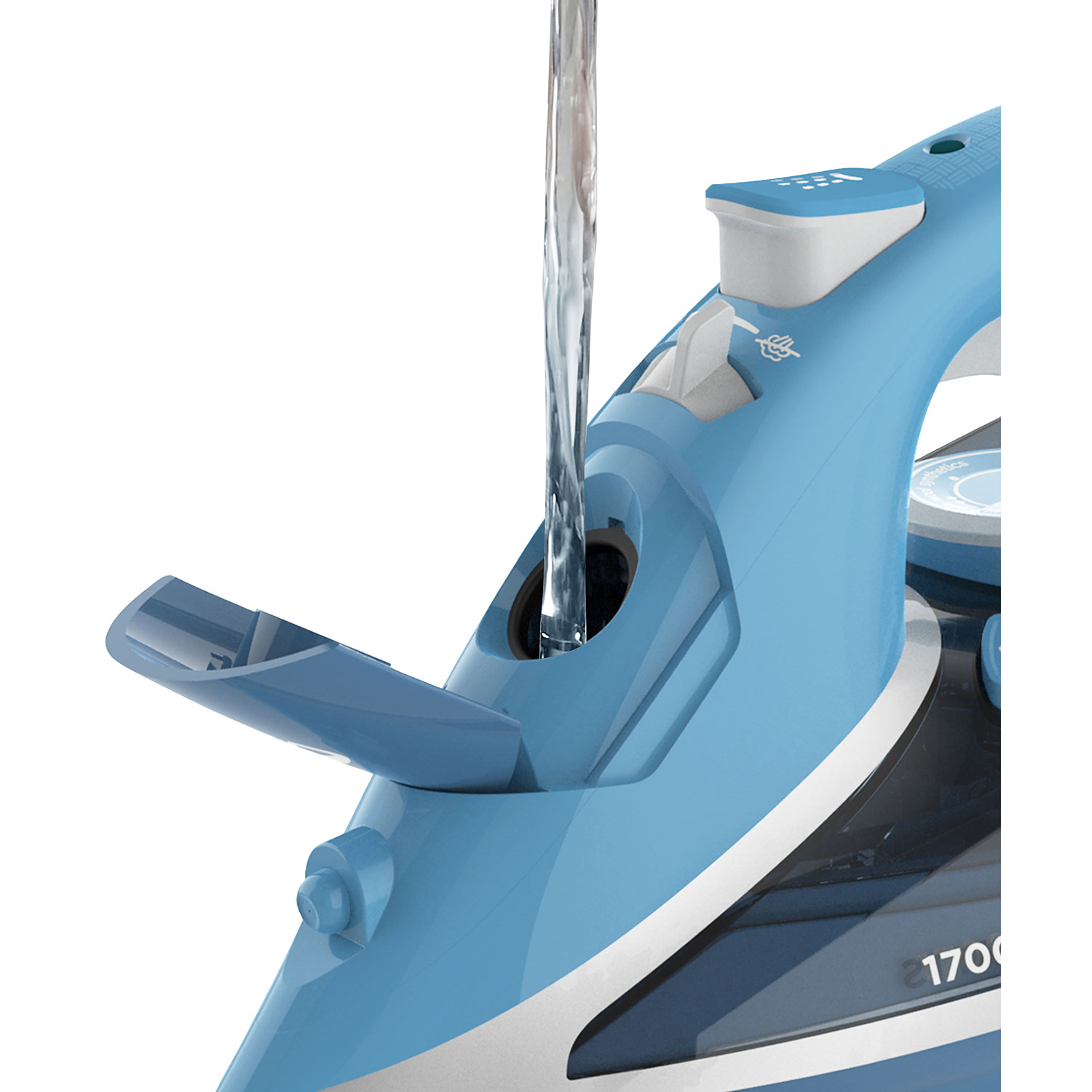 Hamilton Beach 1700W Retractable Cord Steam Iron - Stainless Steel