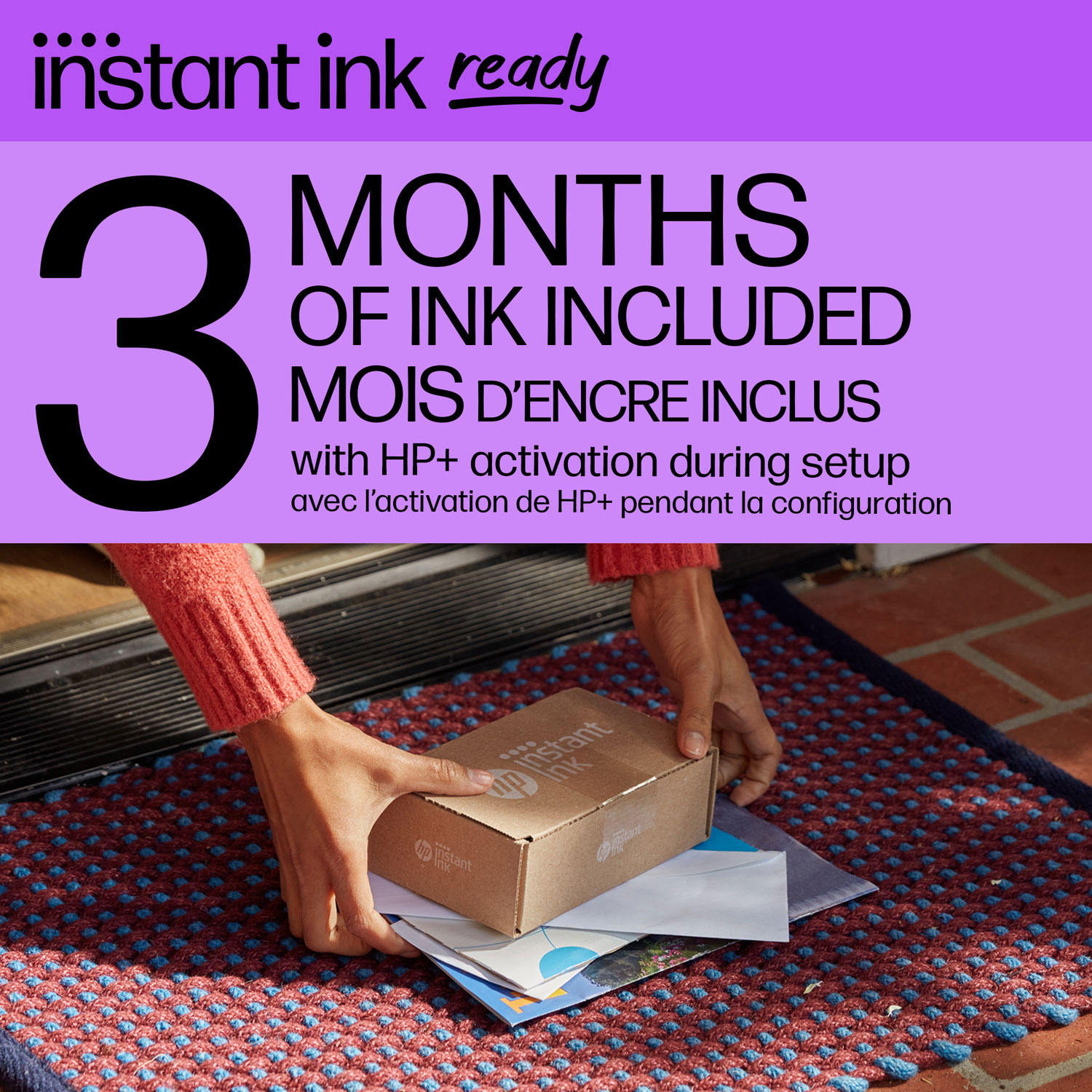 Imprimante à jet d'encre tout-en-un 6155e de HP - Essai de 3 mois de Instant Ink de HP inclus*