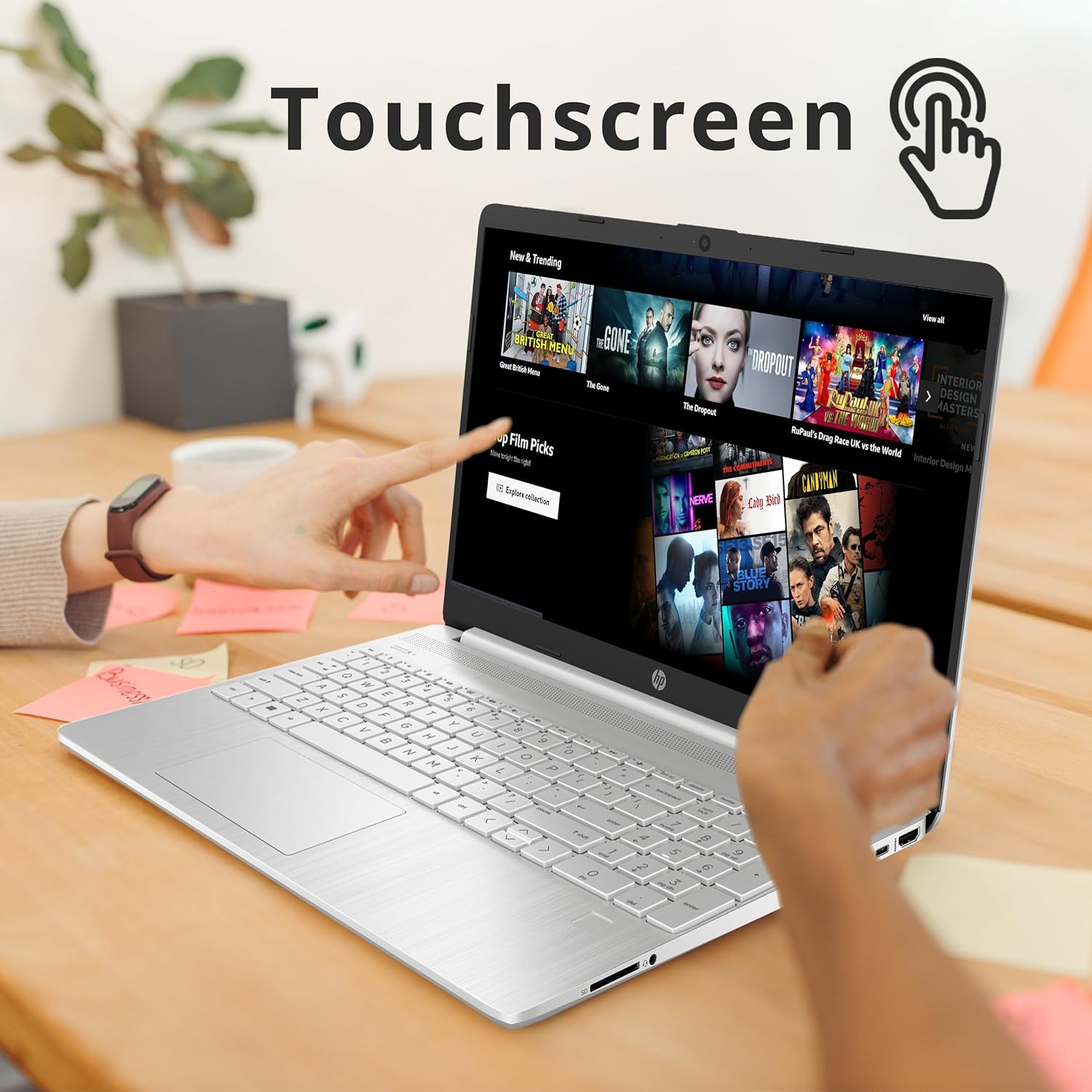 HP 15.6" Full HD Touchscreen Laptop, Intel Core i7-1255U Processor, 512GB SSD, 16GB RAM, Intel Iris Xe Graphics, Numeric Keyboard, Windows 11, HD