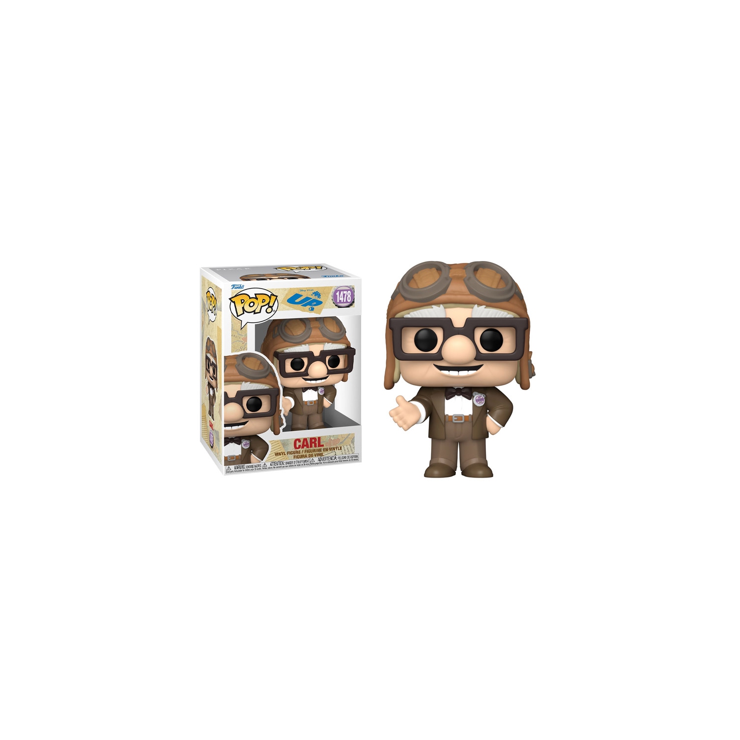 Figurine Pop! De Funko Figurine en vinyle Carl no 1478 de Disney Up