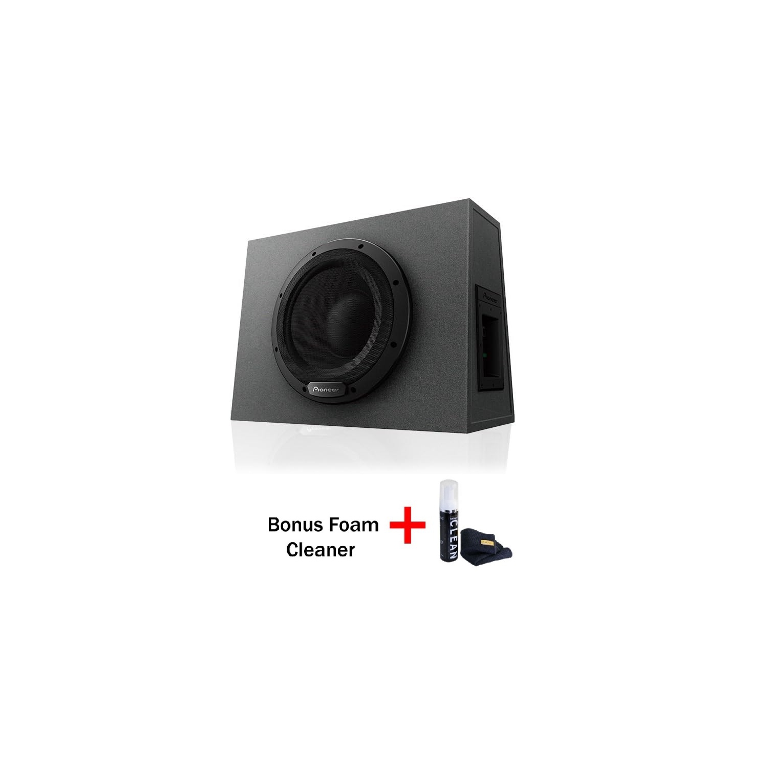 Pioneer TS-WX1010A 10" 300W Sealed Enclosure Active Subwoofer with built-in Amplifier (Bonus Gadget Cleaner Included)