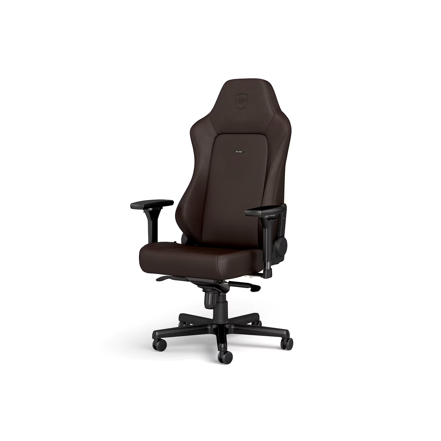 noblechairs HERO Ergonomic Gaming/Office Chair - Adjustable Lumbar Support & Backrest Lockable Tilt Faux Vegan Leather Supports up to 150 kg, Java Edition
