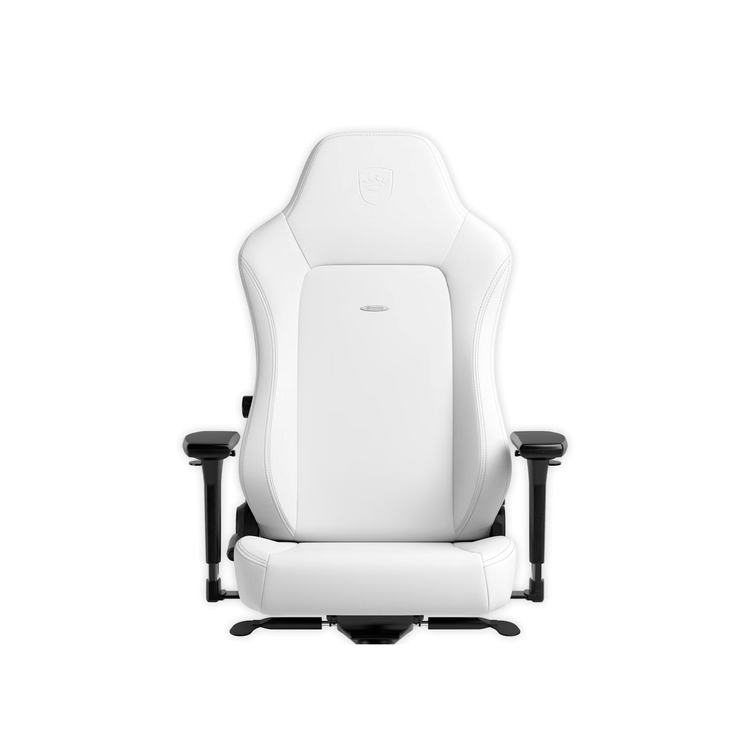 noblechairs HERO Premium Gaming and Office Chair - Superior Ergonomics, Faux Vegan Leather Supports up to 150 kg, White Edition