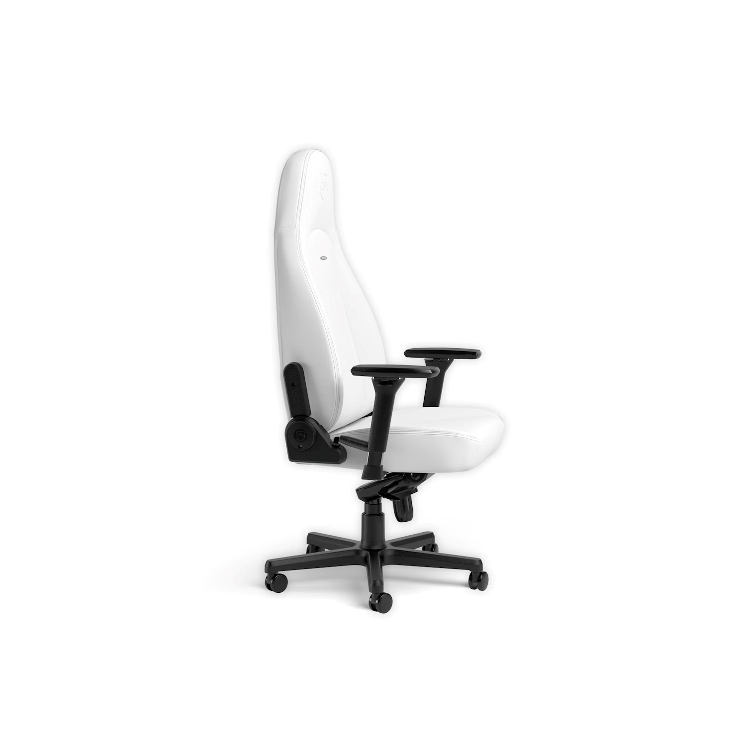 noblechairs ICON Premium Gaming and Office Chair - Superior Ergonomics, Tilt Faux Vegan Leather, Supports up to 150 kg, White Edition