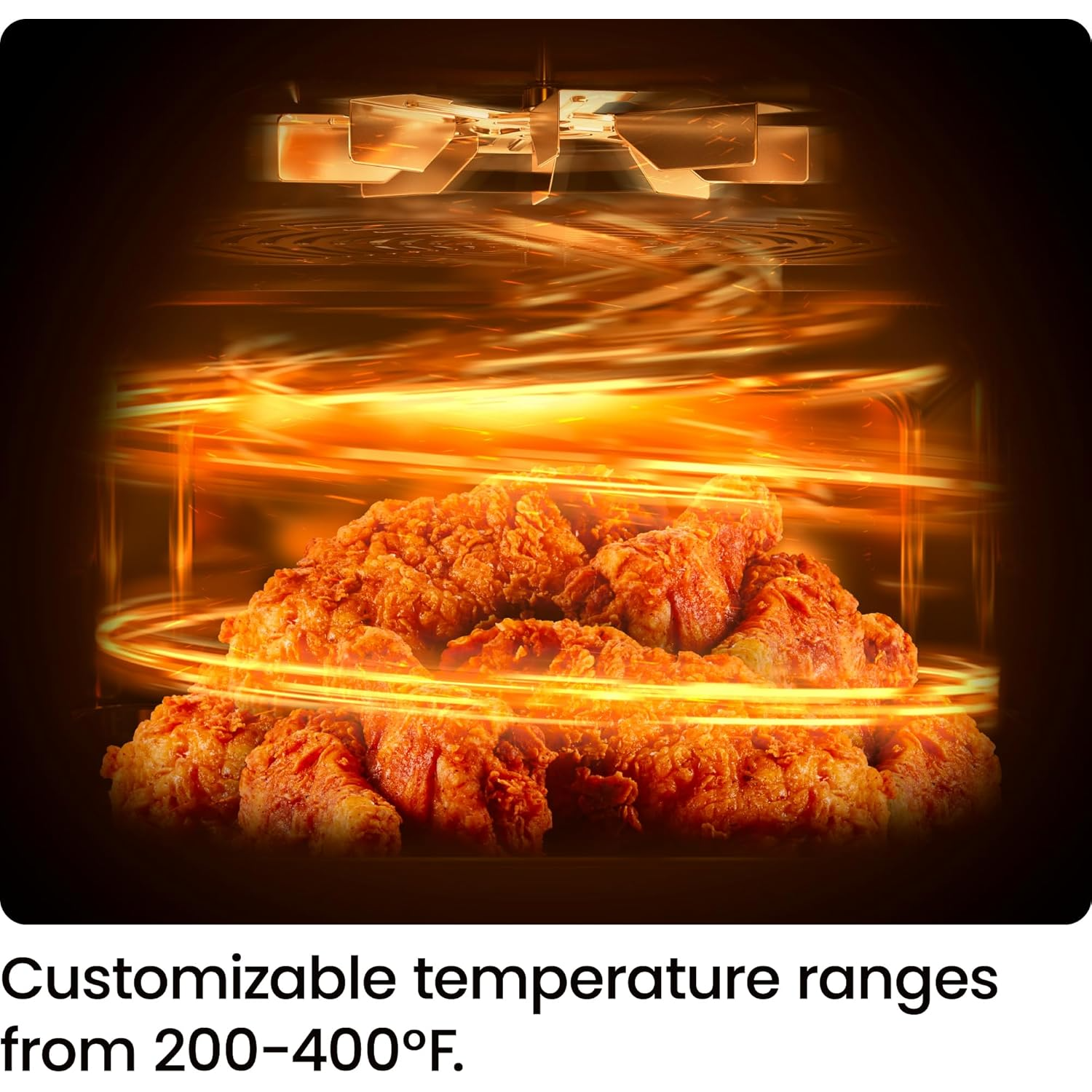 Chefman TurboFry Touch Air Fryer, 5Qt Family Size, One Touch Digital Control Presets, French Fries, Chicken, Meat, Fish, Nonstick Dishwasher-Safe