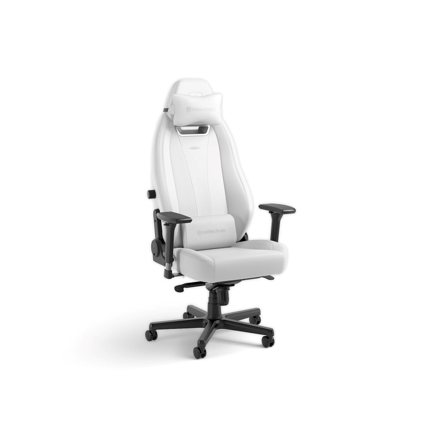 noblechairs LEGEND Premium Gaming and Office Chair - Superior Ergonomics, Faux Vegan Leather, Supports up to 150 kg, White Edition