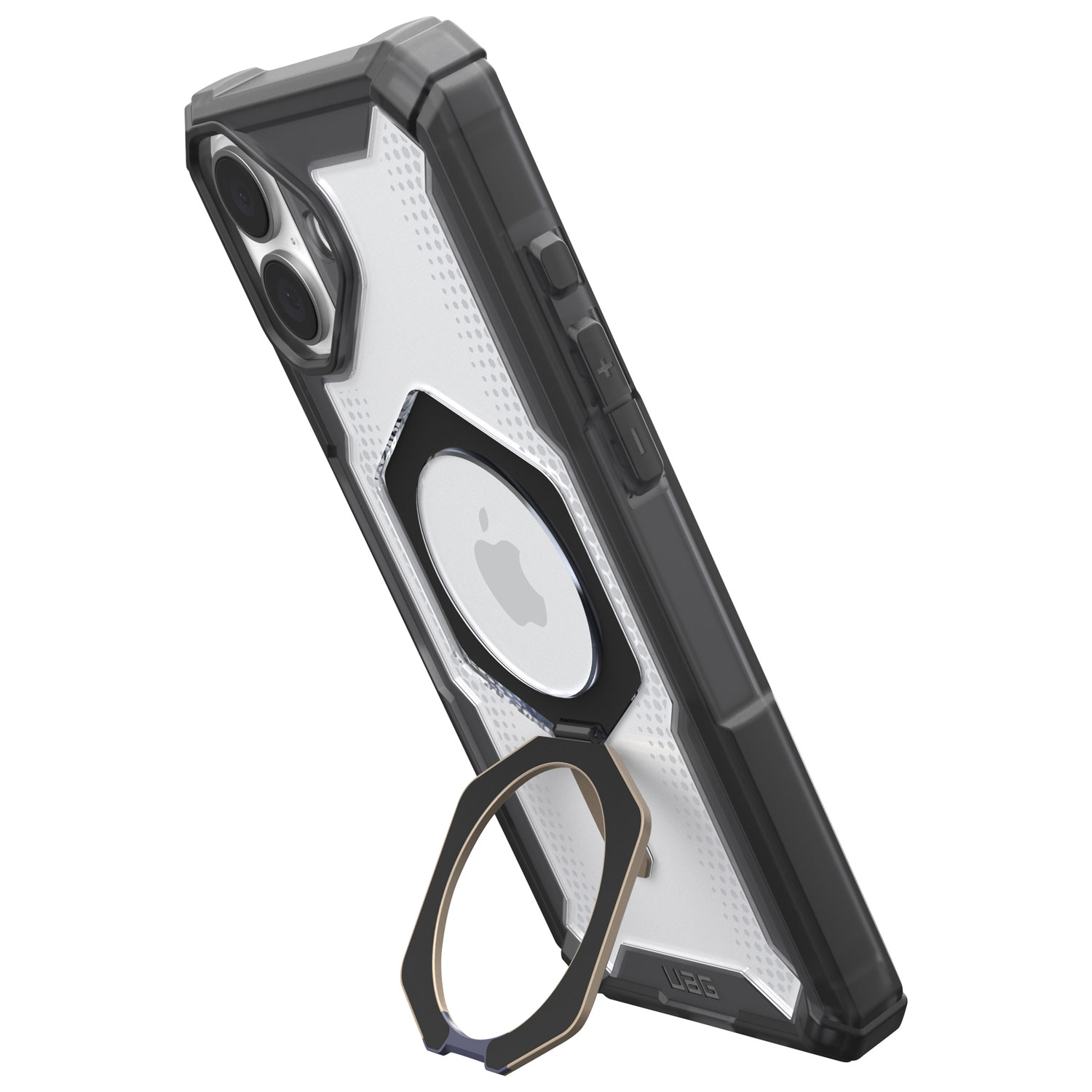 Étui rigide ajusté Plasma XTE d'UAG avec MagSafe pour iPhone 16 Plus - Cendré/Titane