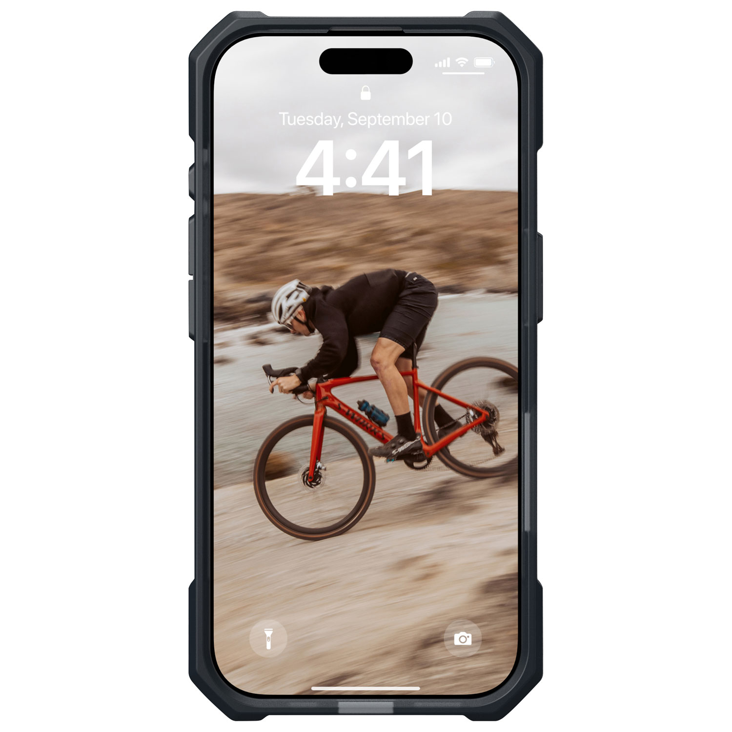 Étui rigide ajusté Essential Armor d'UAG avec MagSafe pour iPhone 16 Pro - Cendré