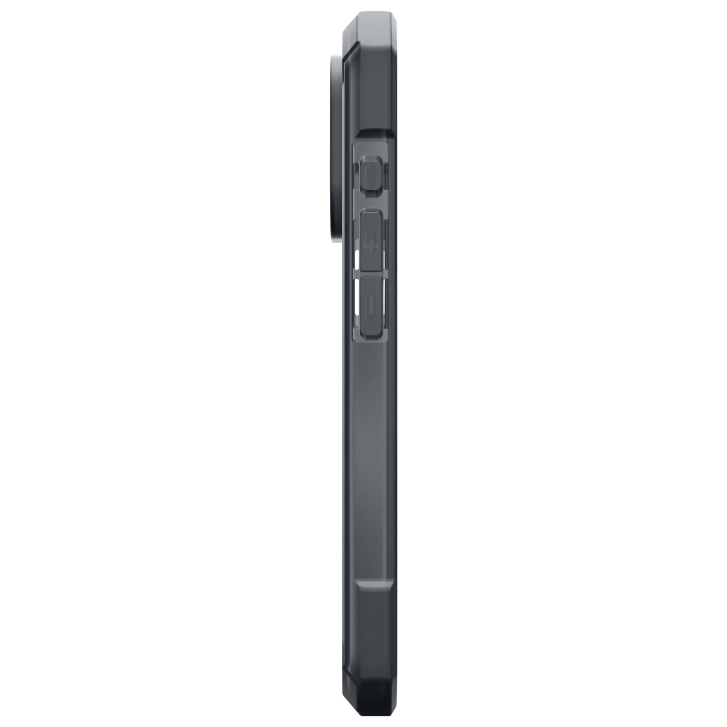 Étui rigide ajusté Essential Armor d'UAG avec MagSafe pour iPhone 16 Pro - Cendré