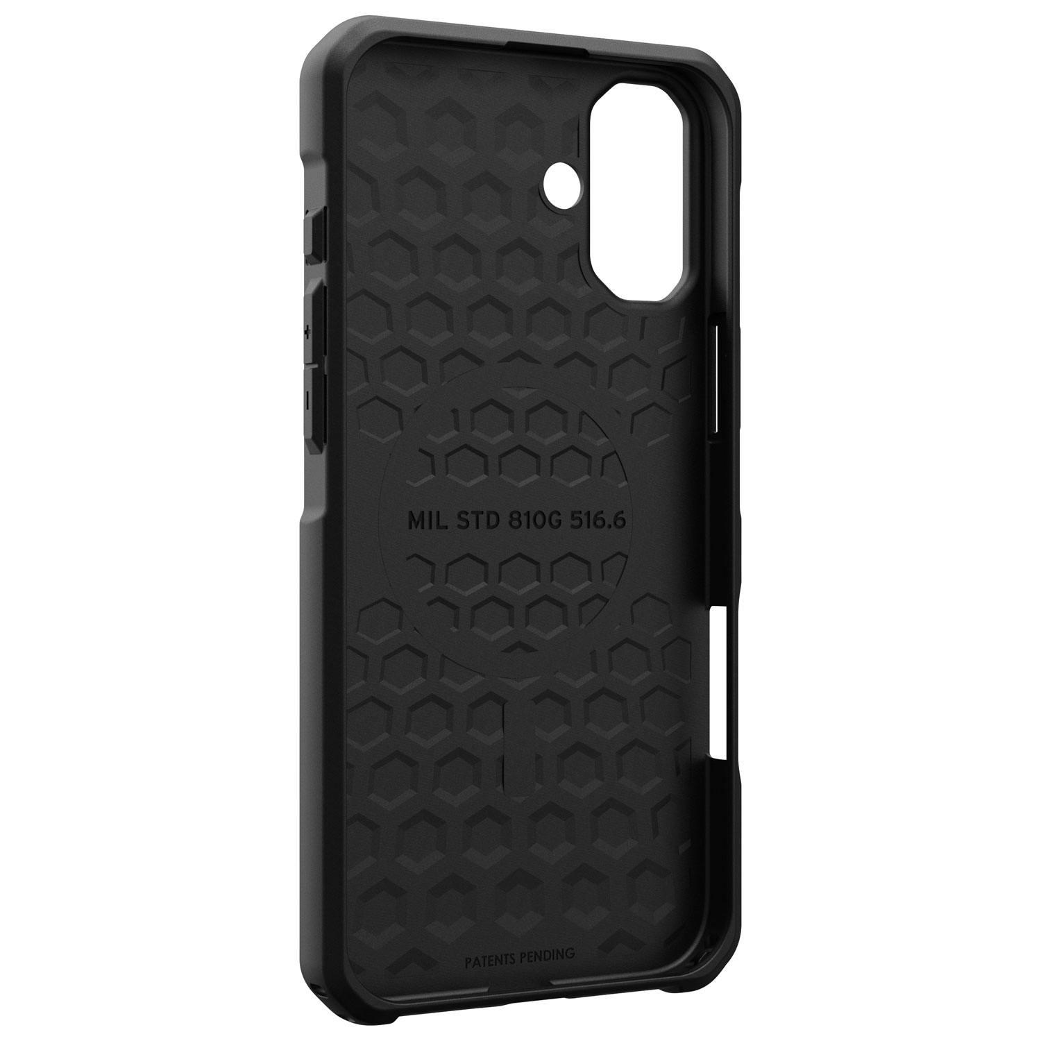 Étui rigide ajusté Metropolis LT d'UAG avec MagSafe pour iPhone 16 Plus - Noir Kevlar